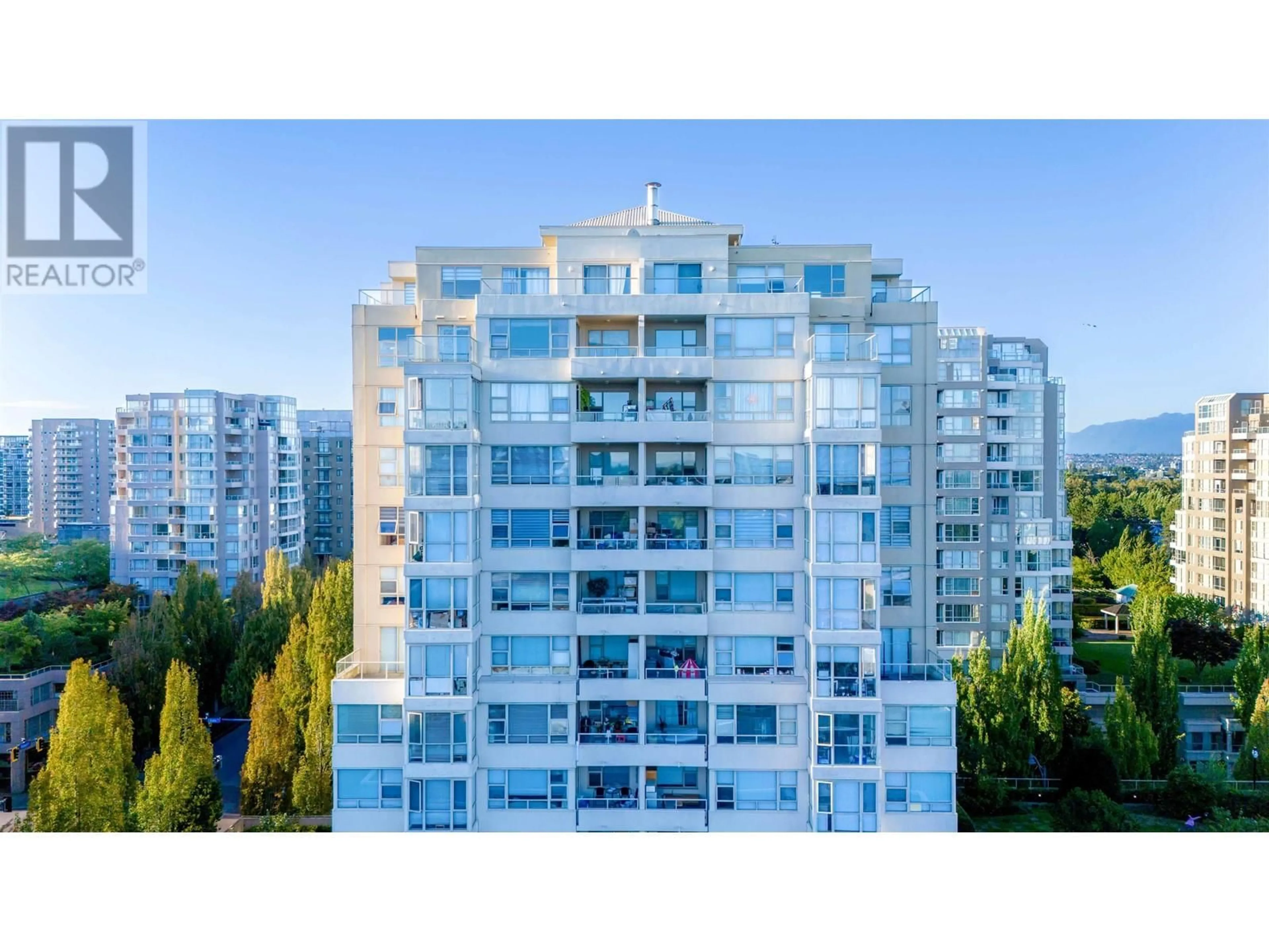 A pic from exterior of the house or condo, the front or back of building for 1102 8238 SABA ROAD, Richmond British Columbia V6Y4C7