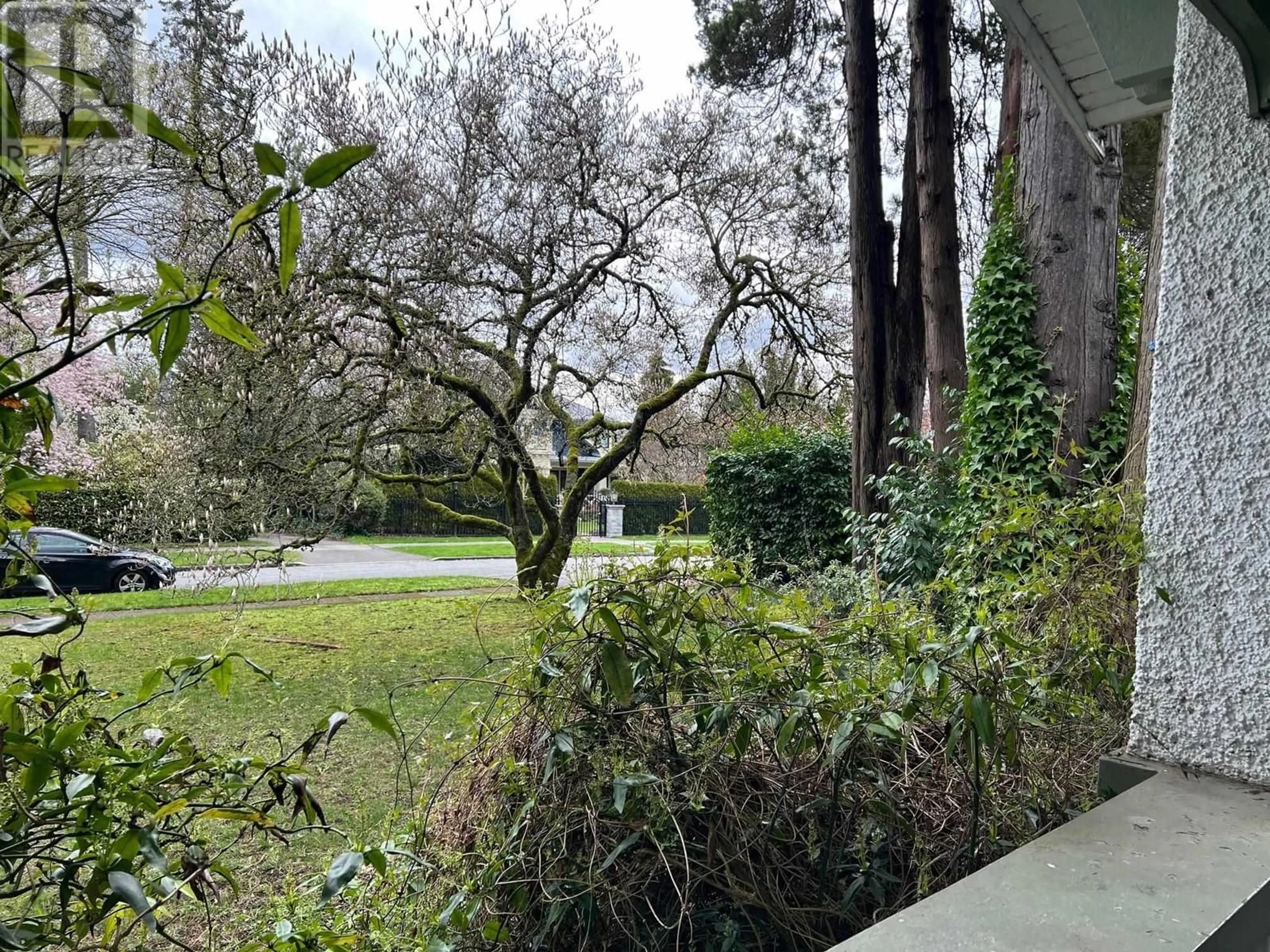 Frontside or backside of a home, the fenced backyard for 1384 W 32ND AVENUE, Vancouver British Columbia V6H2J3