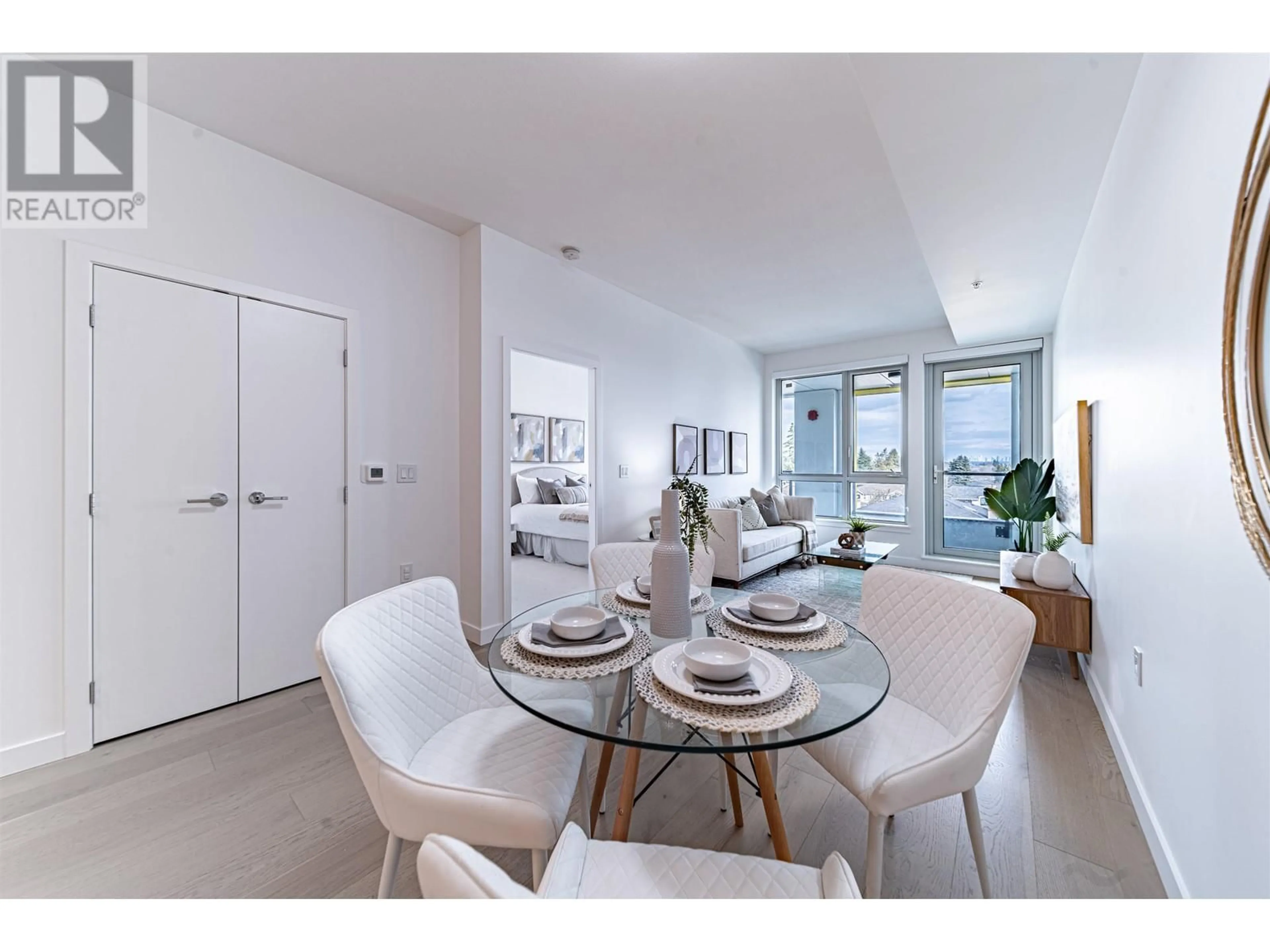 Dining room, wood floors for 202 6328 CAMBIE STREET, Vancouver British Columbia V5Z0K2