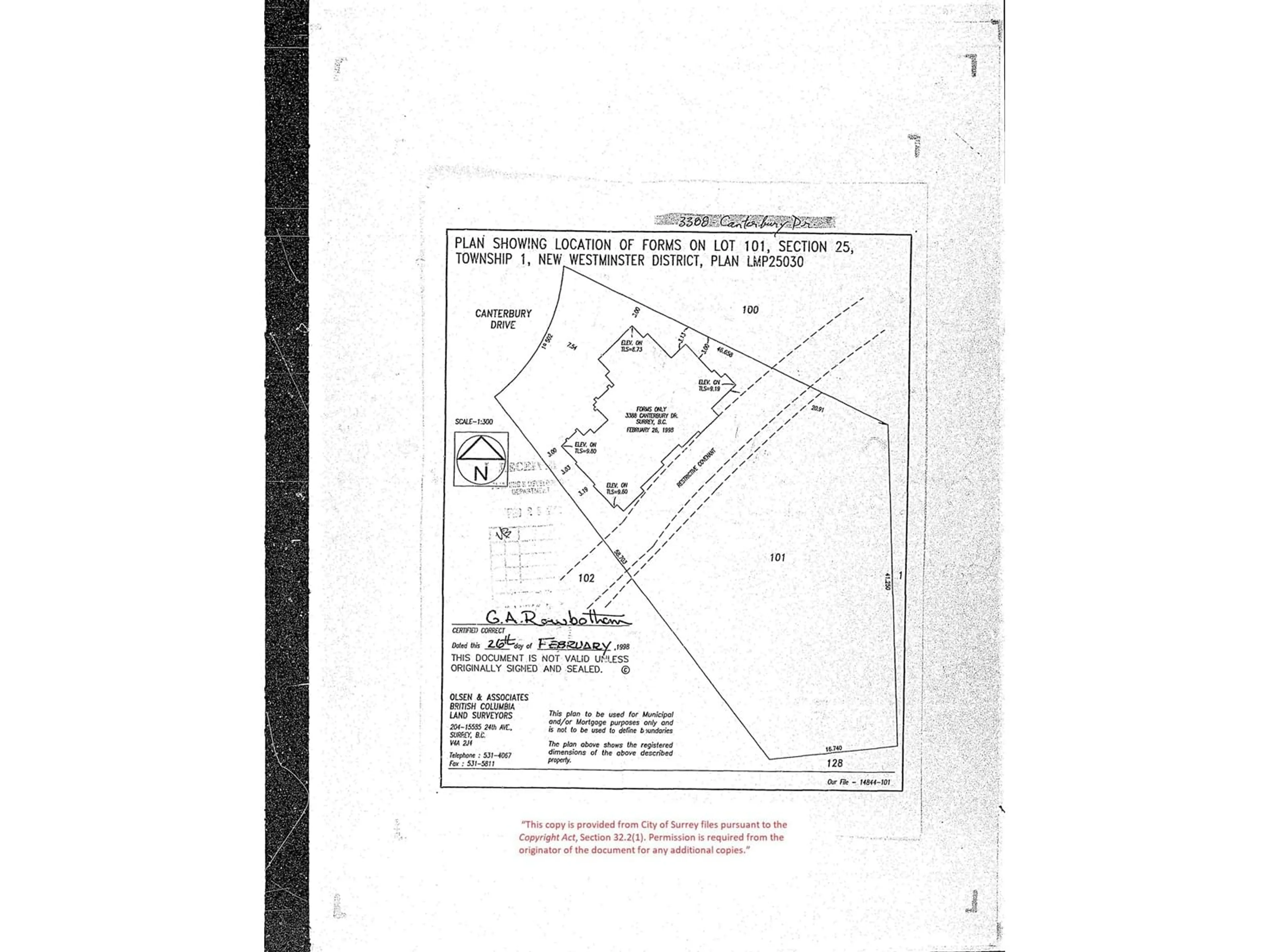 Floor plan for 3388 CANTERBURY DRIVE, Surrey British Columbia V3Z0J8