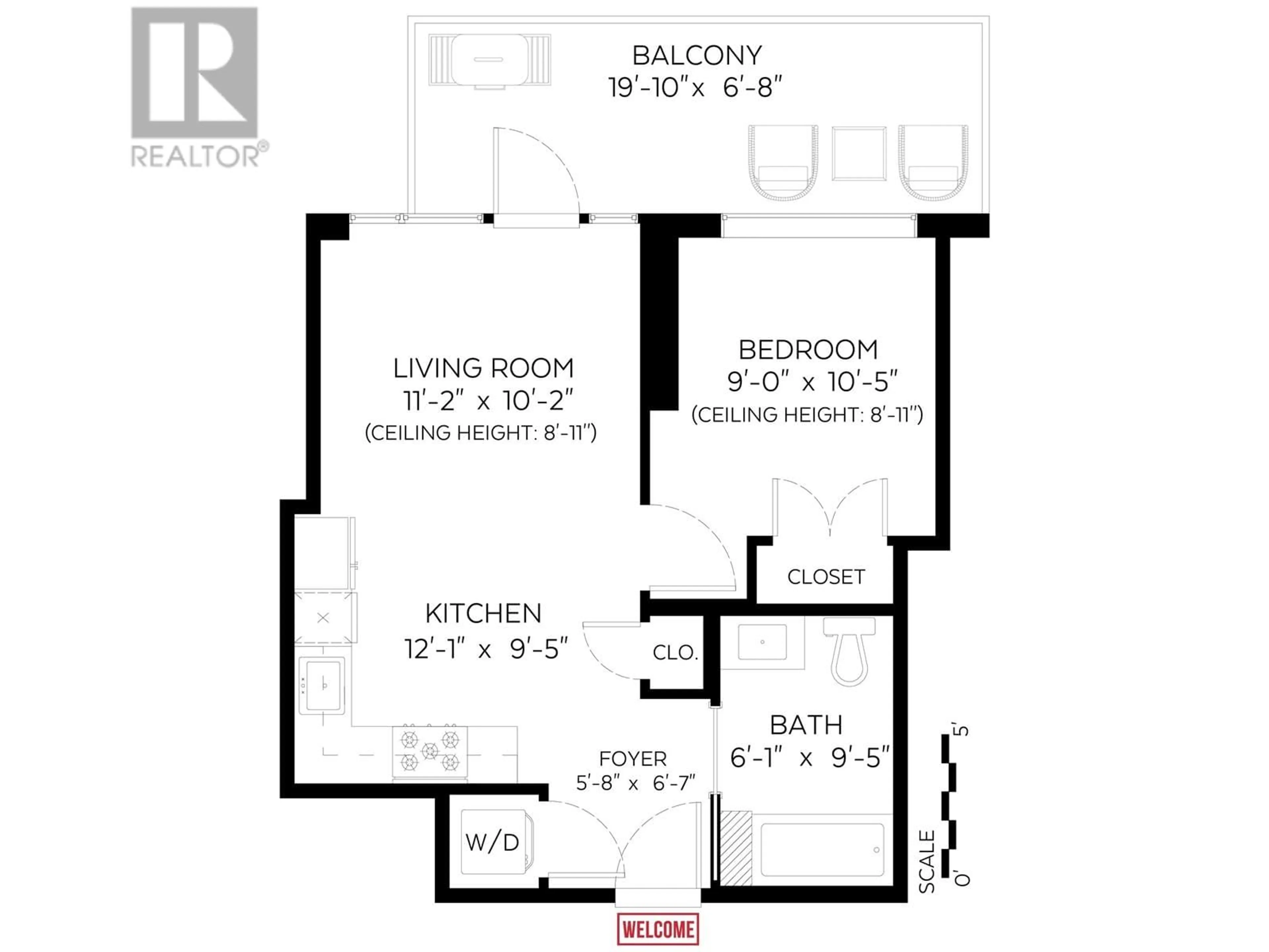 Floor plan for 2103 200 KLAHANIE COURT, West Vancouver British Columbia V7P0E4