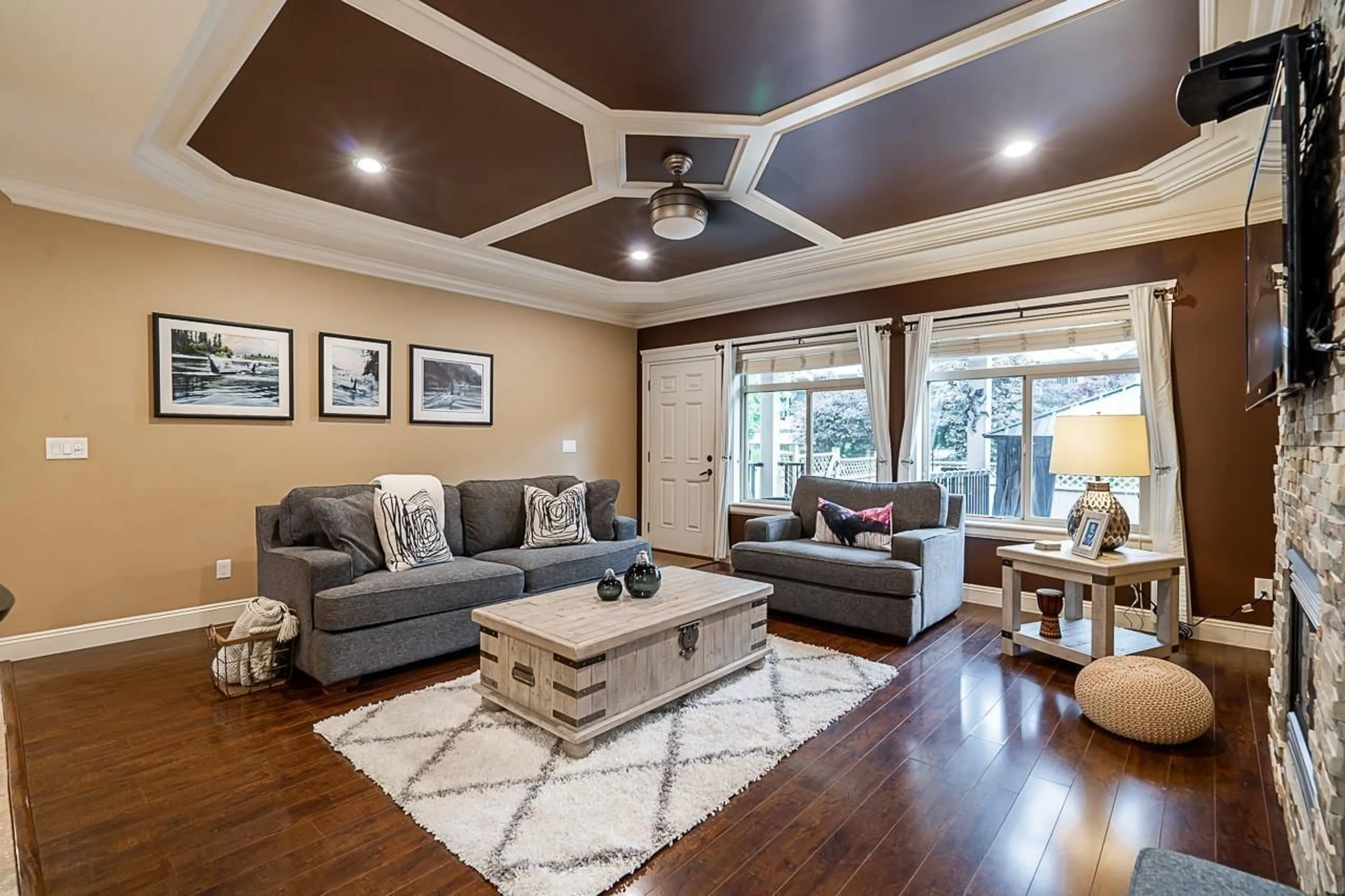 Living room, wood floors for 5071 223 STREET, Langley British Columbia V2Y2V4