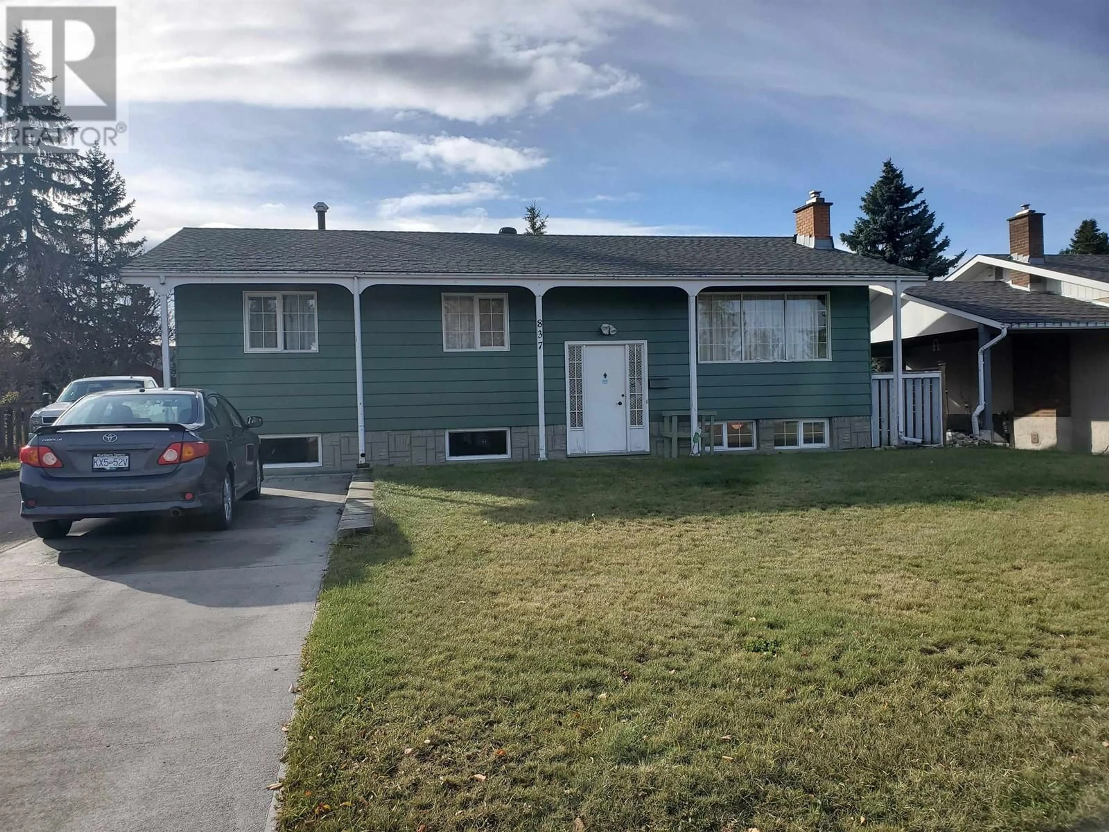 Frontside or backside of a home, the street view for 837 REID CRESCENT, Prince George British Columbia V2M3W6