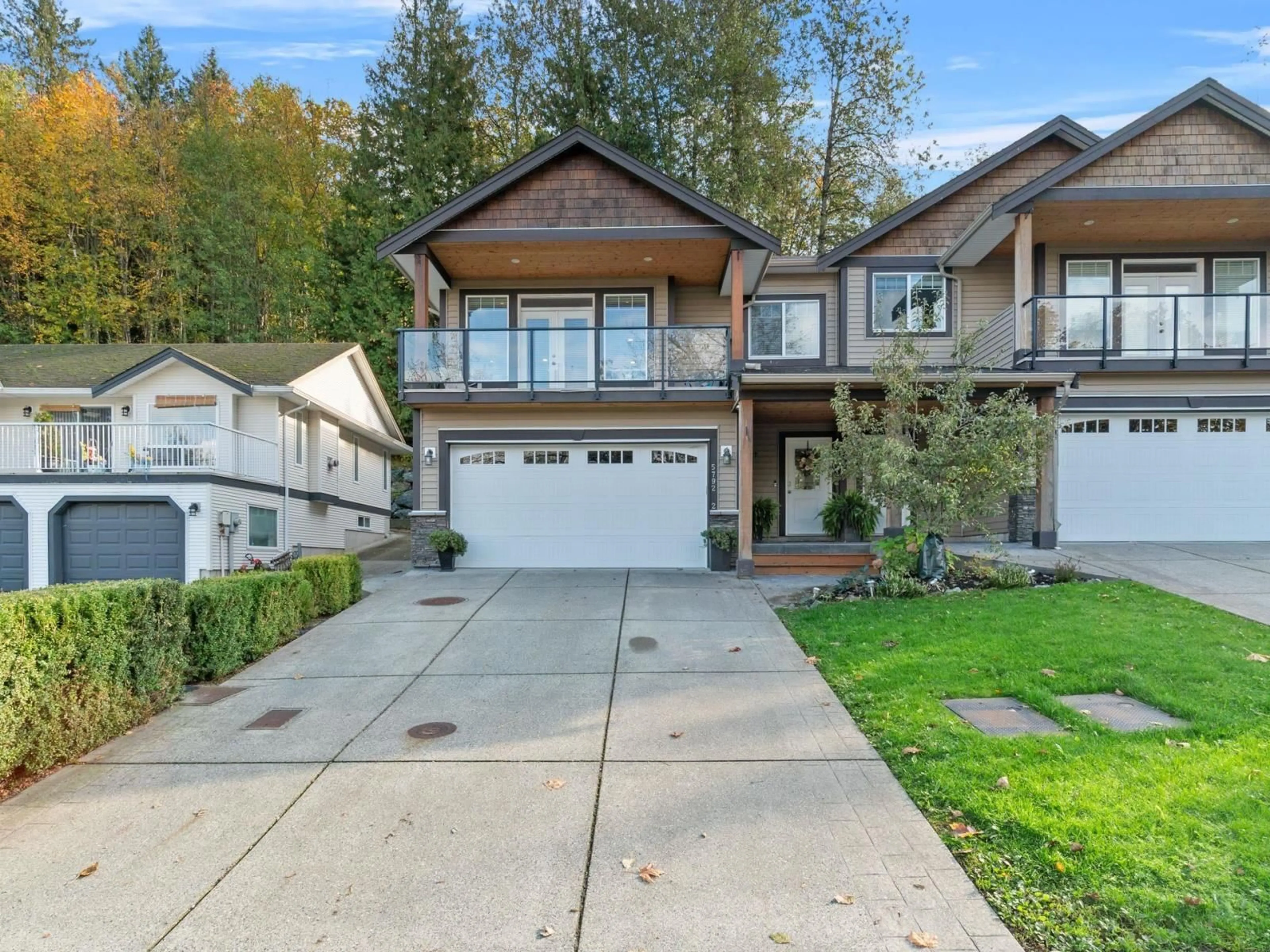 Frontside or backside of a home, the street view for 2 5792 JINKERSON ROAD, Chilliwack British Columbia V2R0C8