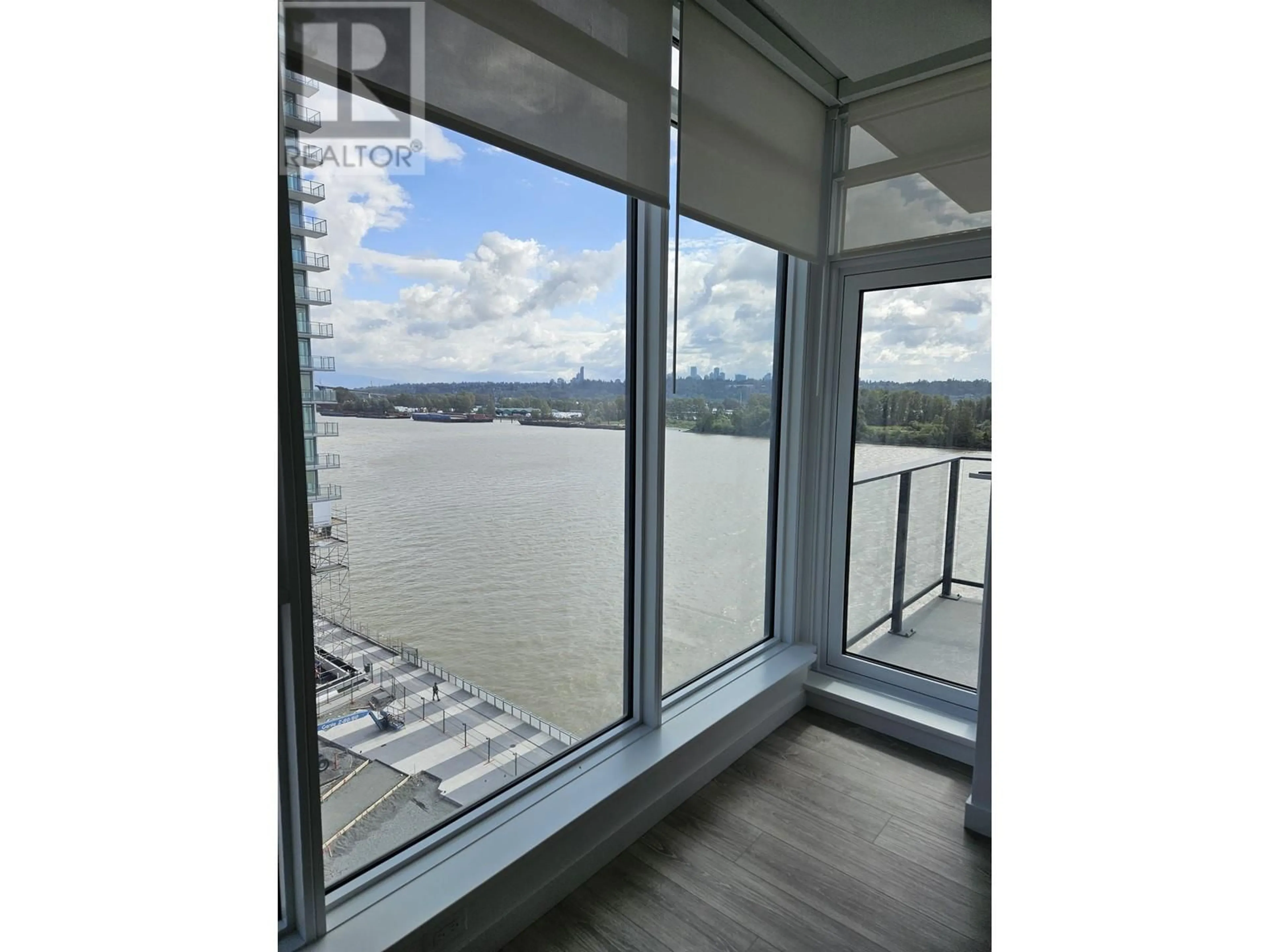 A pic from exterior of the house or condo, the view of lake or river for 705 680 QUAYSIDE DRIVE, New Westminster British Columbia V3M0P2