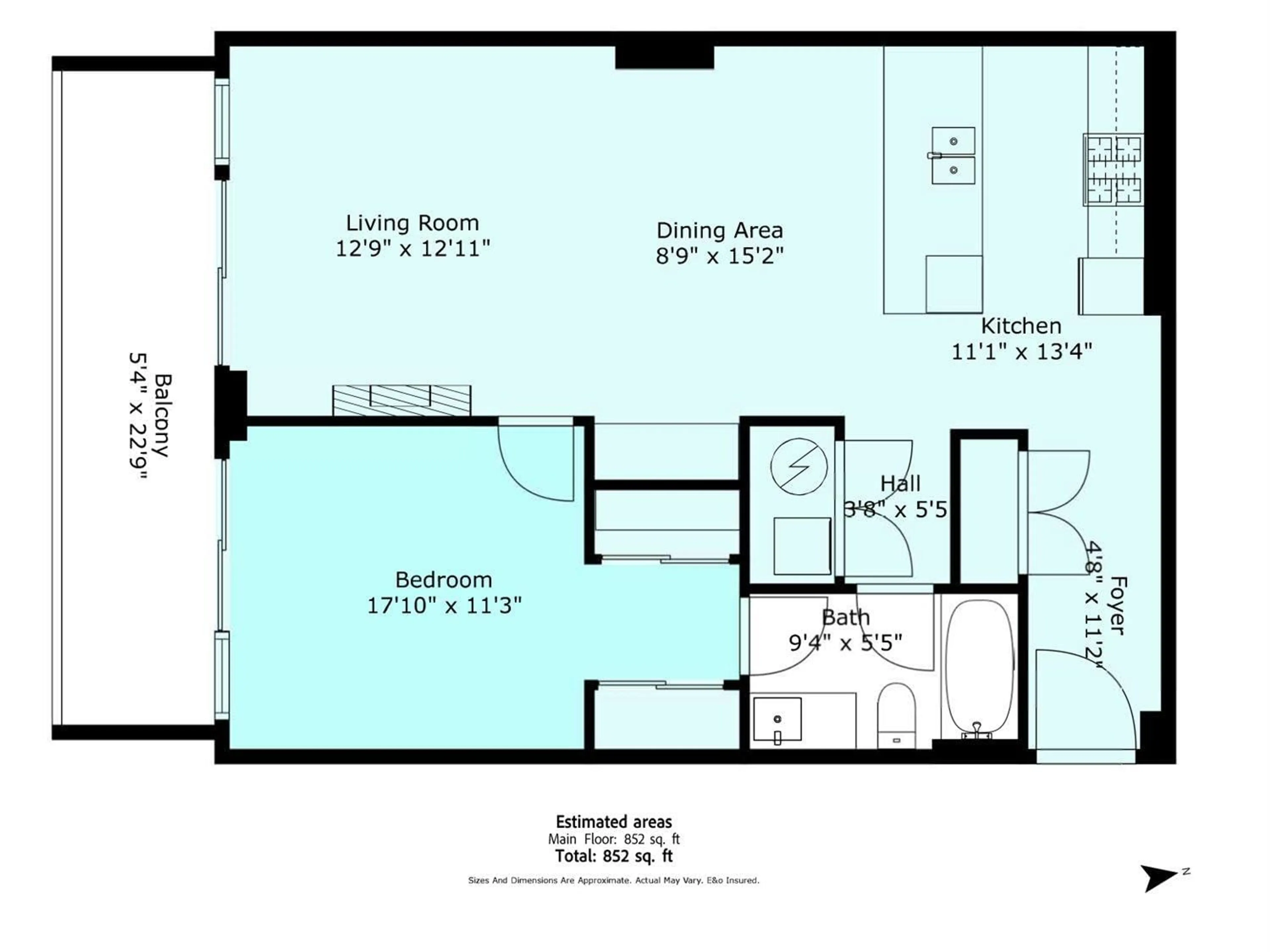 Floor plan for 701 120 ESPLANADE AVENUE, Harrison Hot Springs British Columbia V0M1K0