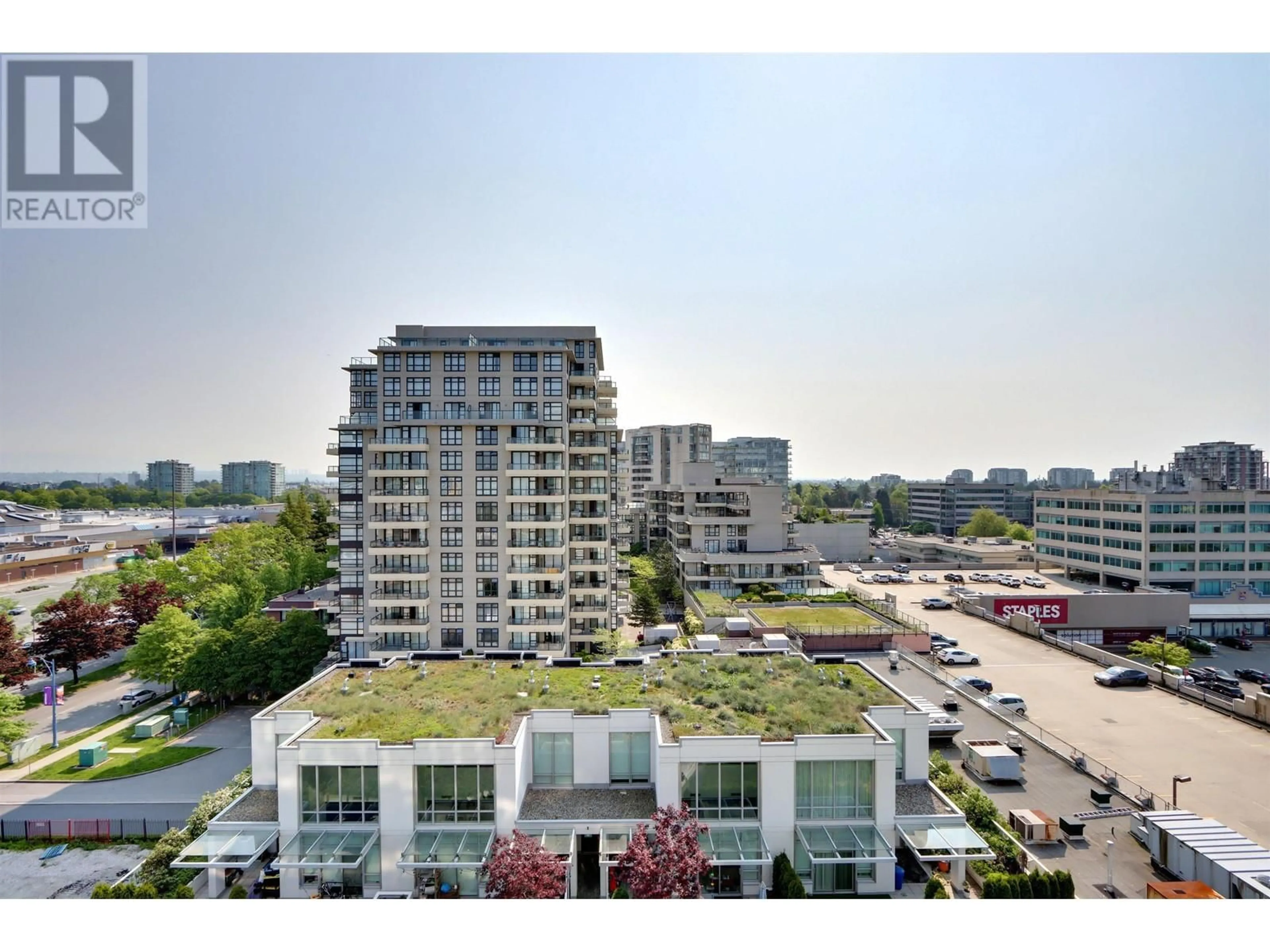 A pic from exterior of the house or condo, the view of city buildings for 1201 5580 NO. 3 ROAD, Richmond British Columbia V6X0R8