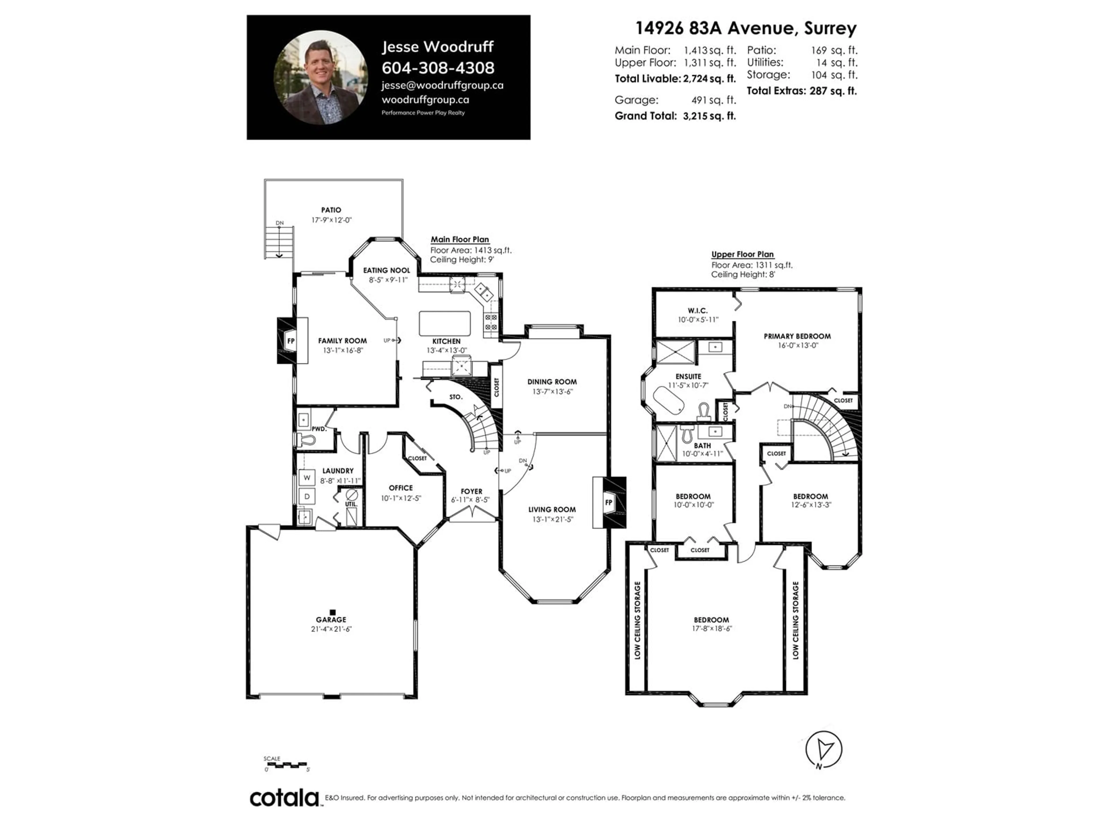 Floor plan for 14926 83A AVENUE, Surrey British Columbia V3S7S2