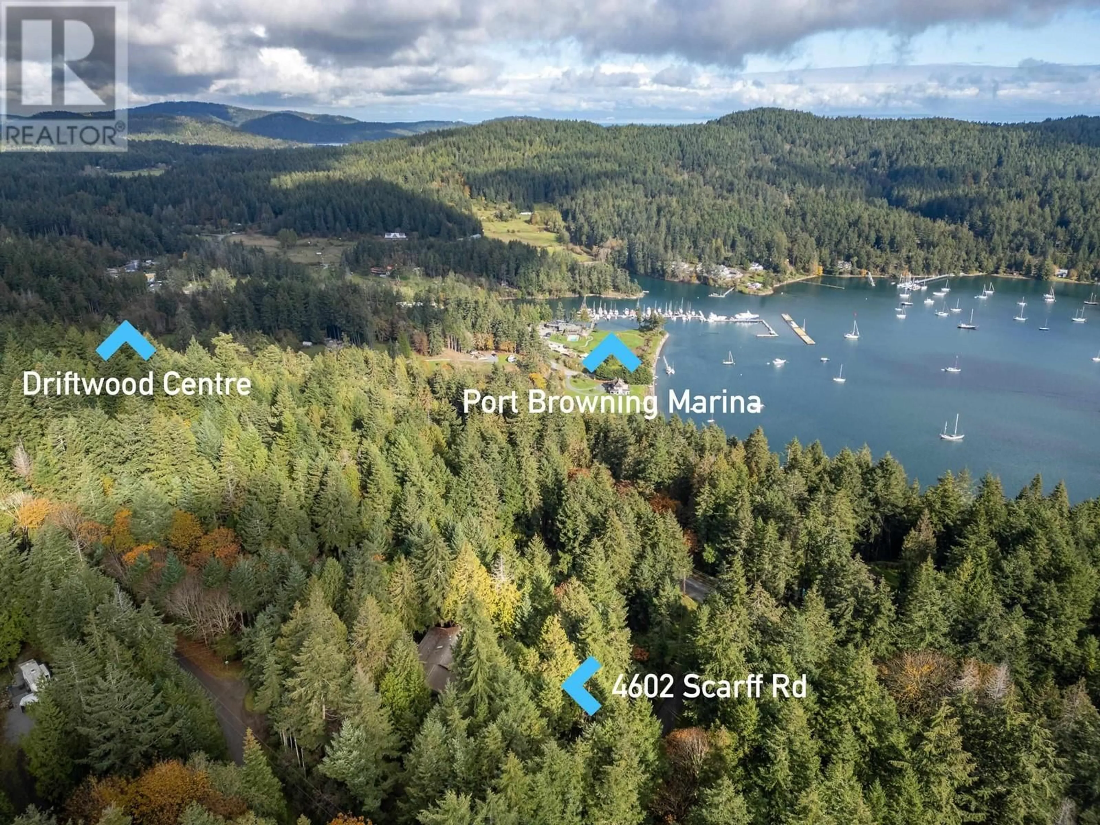 Picture of a map for 4706 SCARFF ROAD, Pender Island British Columbia V0N2M1