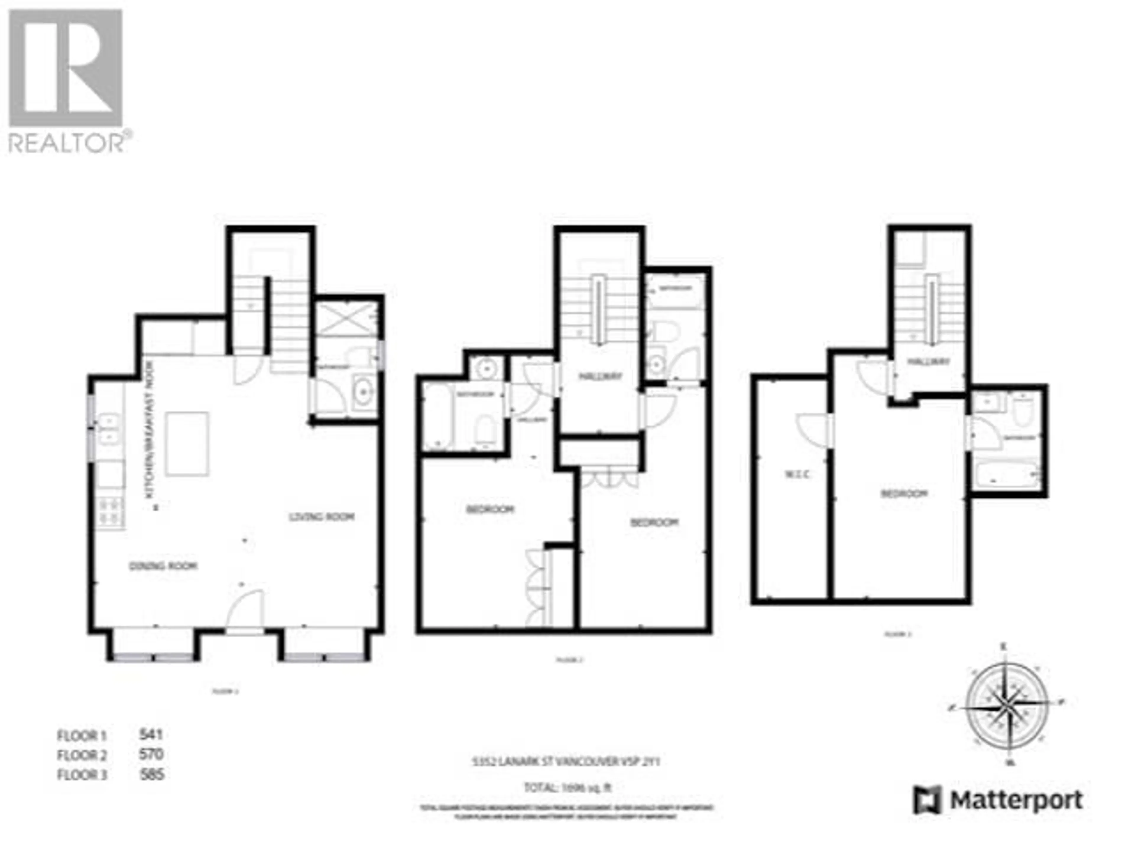 Floor plan for 5352 LANARK STREET, Vancouver British Columbia V5P2Y1