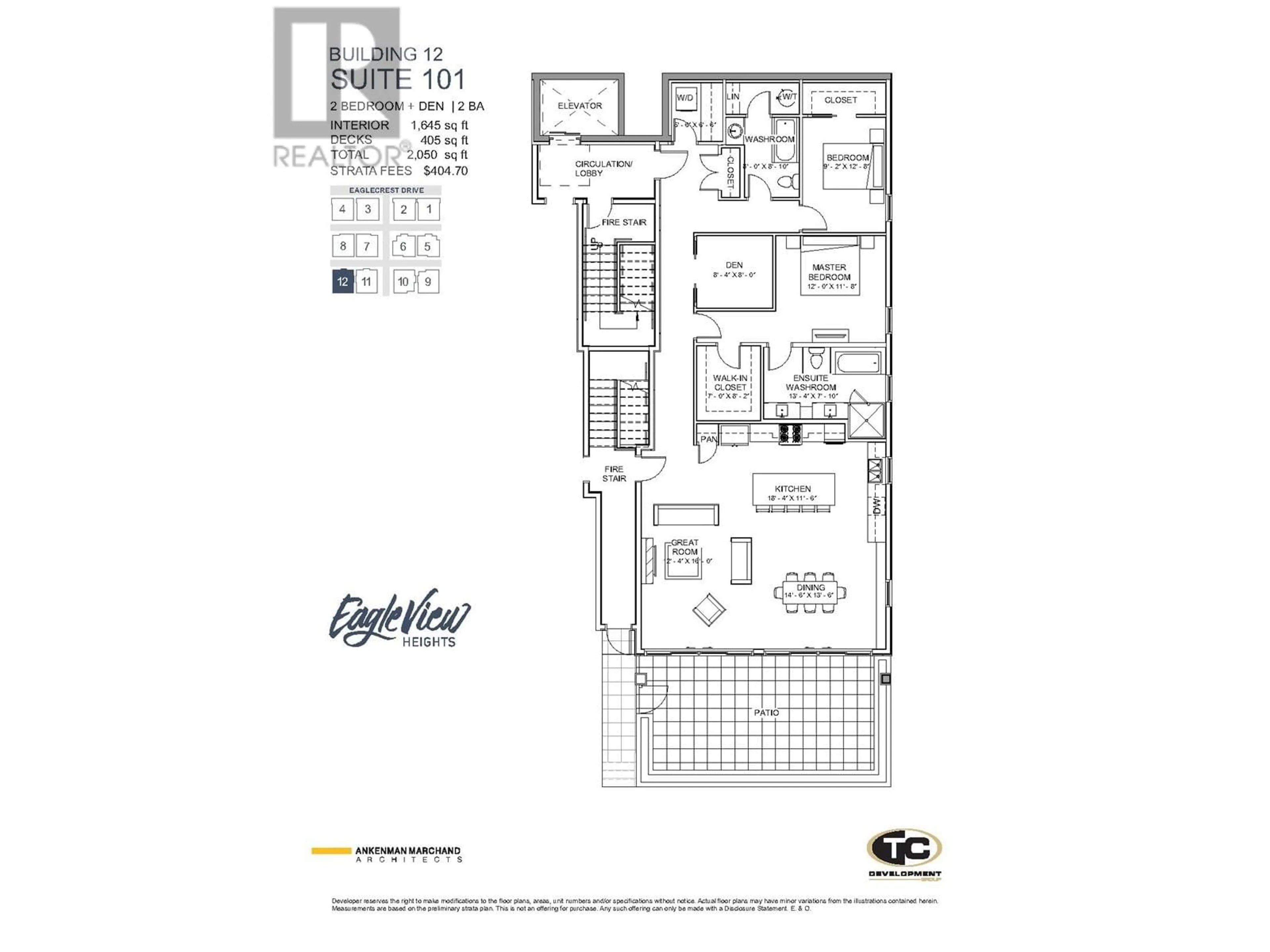 Floor plan for 12 101 464 EAGLECREST DRIVE, Gibsons British Columbia V0N1V9