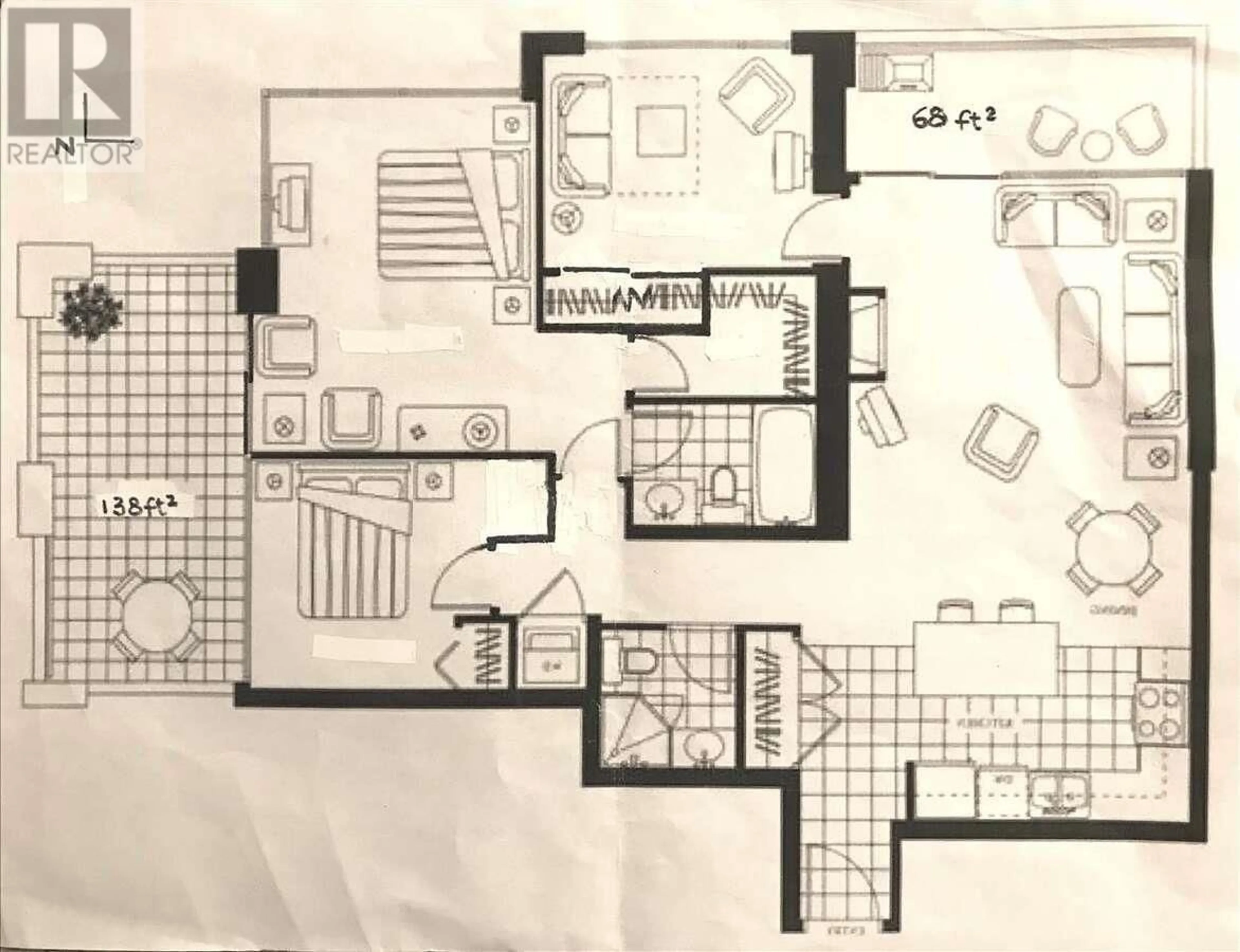 Floor plan for 1207 7388 SANDBORNE AVENUE, Burnaby British Columbia V3N5C4