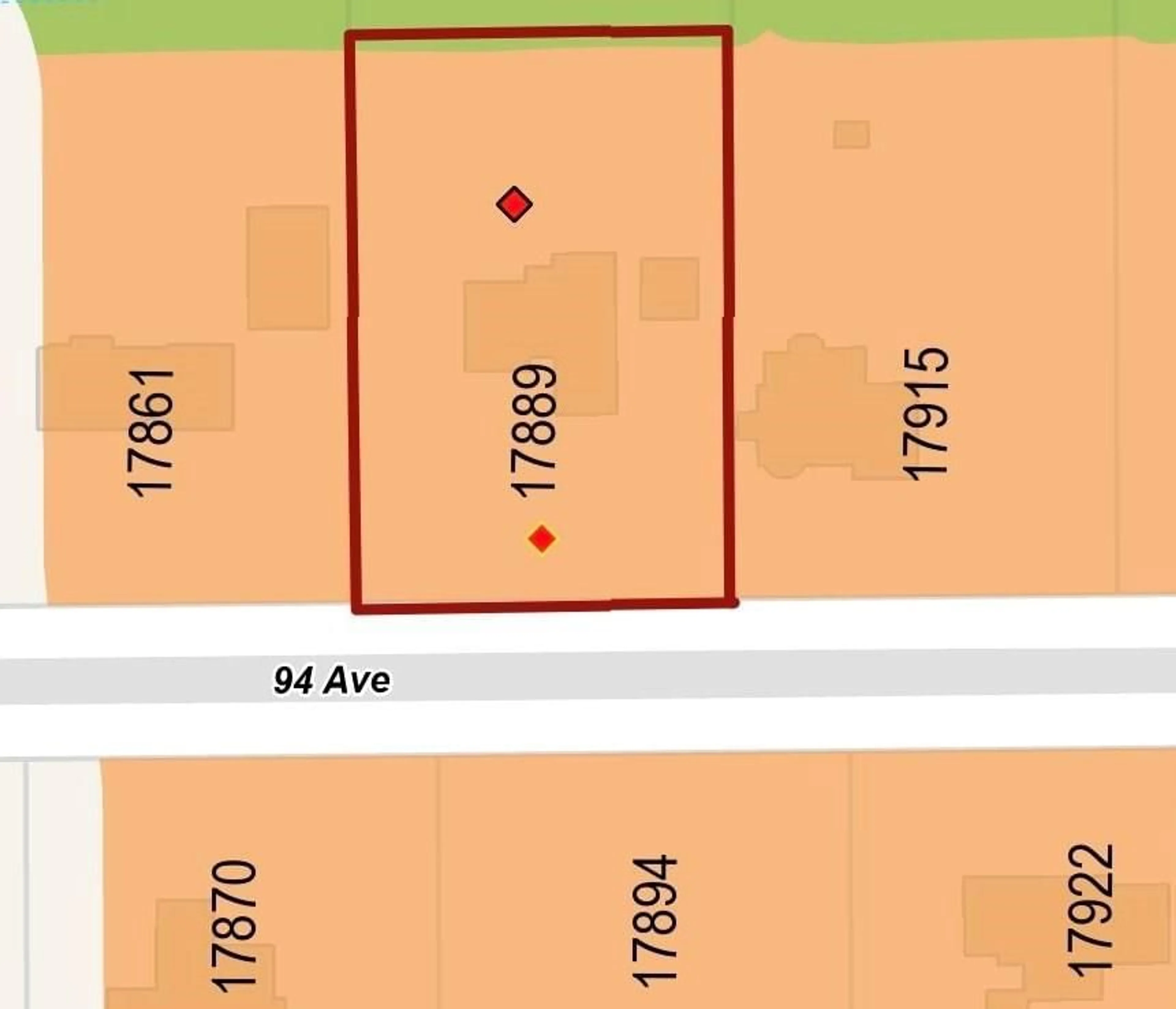 Picture of a map for 17889 94 AVE AVENUE, Surrey British Columbia V4N4A1