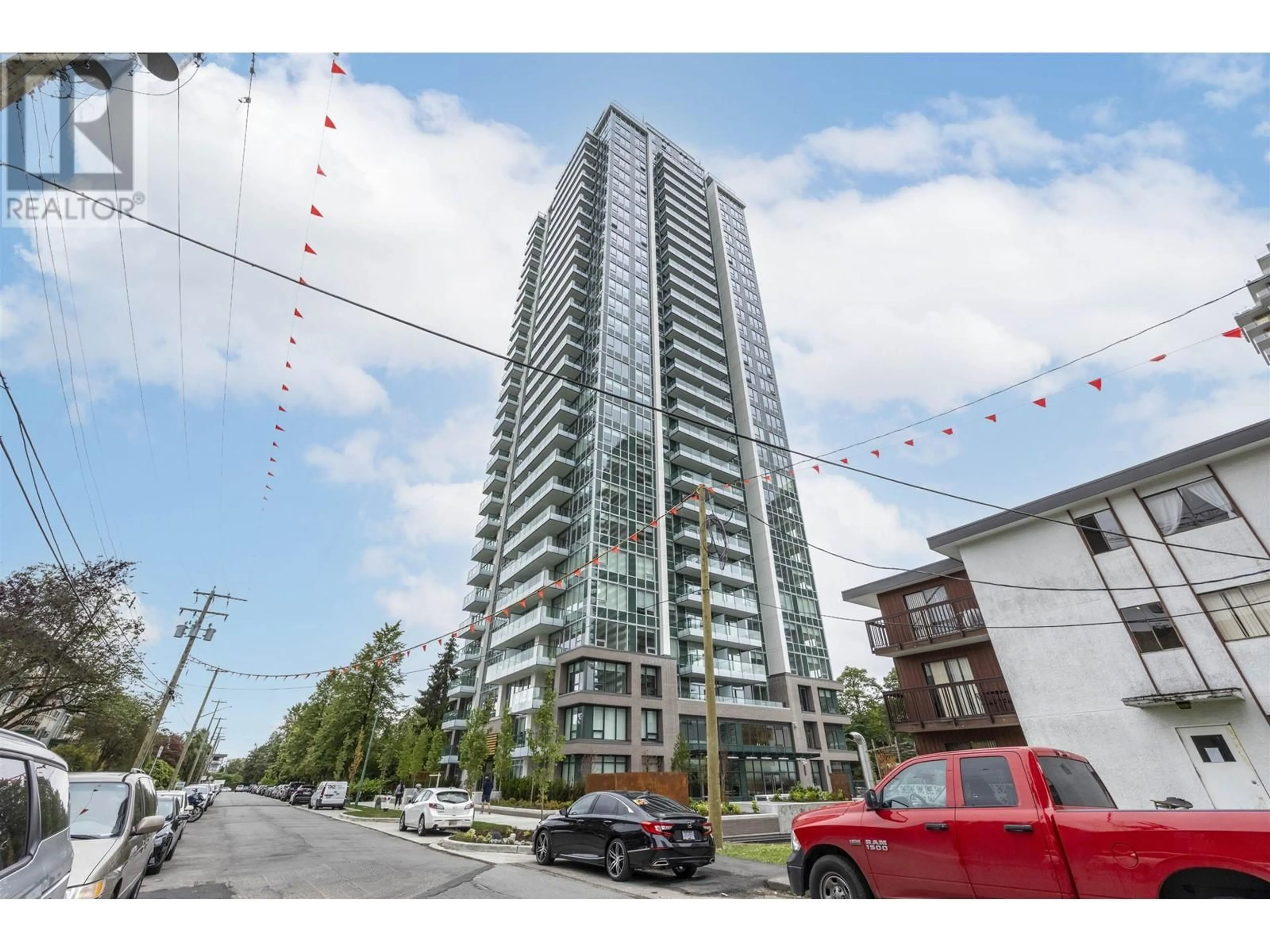 A pic from exterior of the house or condo, the street view for 1303 6463 SILVER AVENUE, Burnaby British Columbia V5H0K4