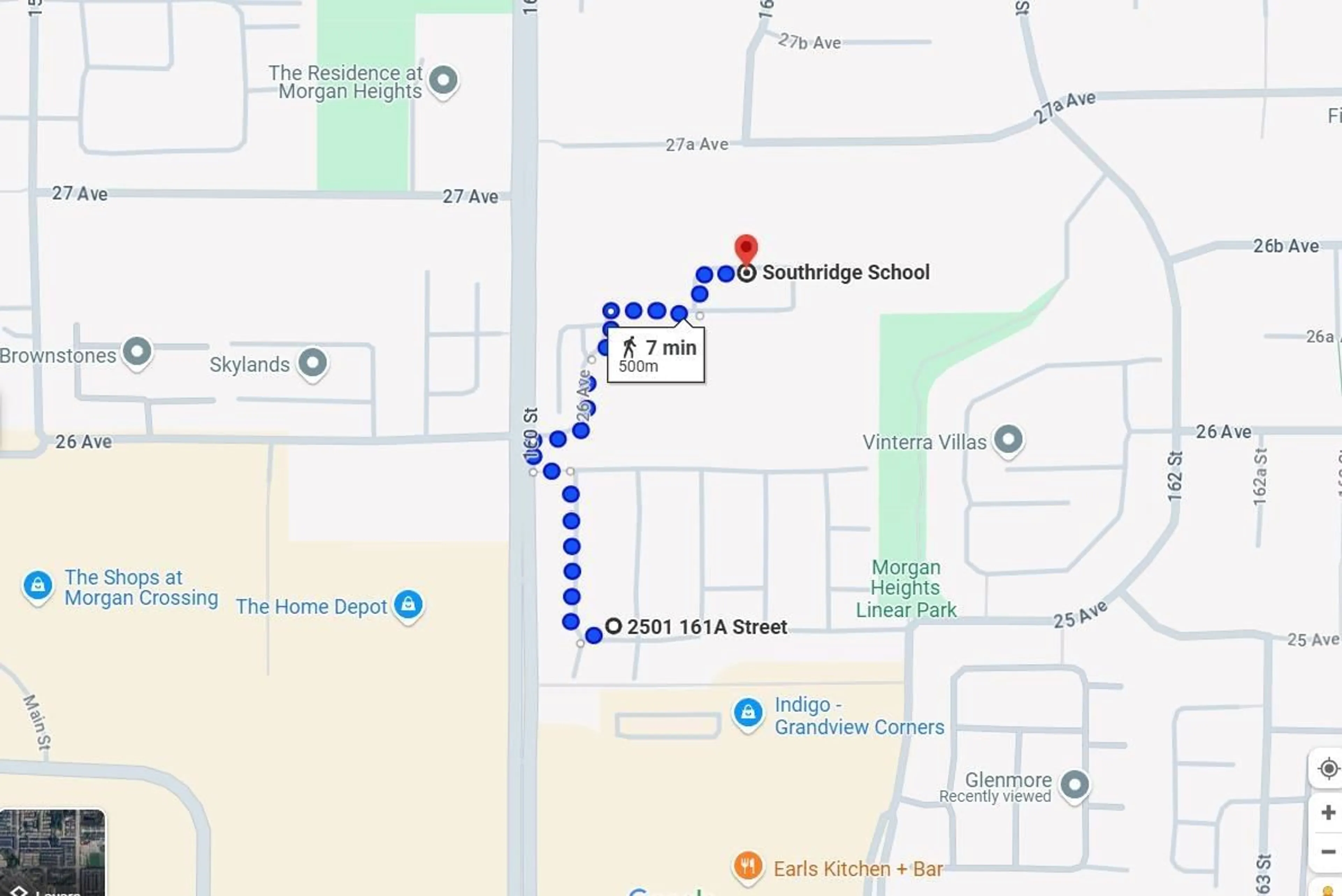 Picture of a map for 137 2501 161A STREET, Surrey British Columbia V3Z7Y6