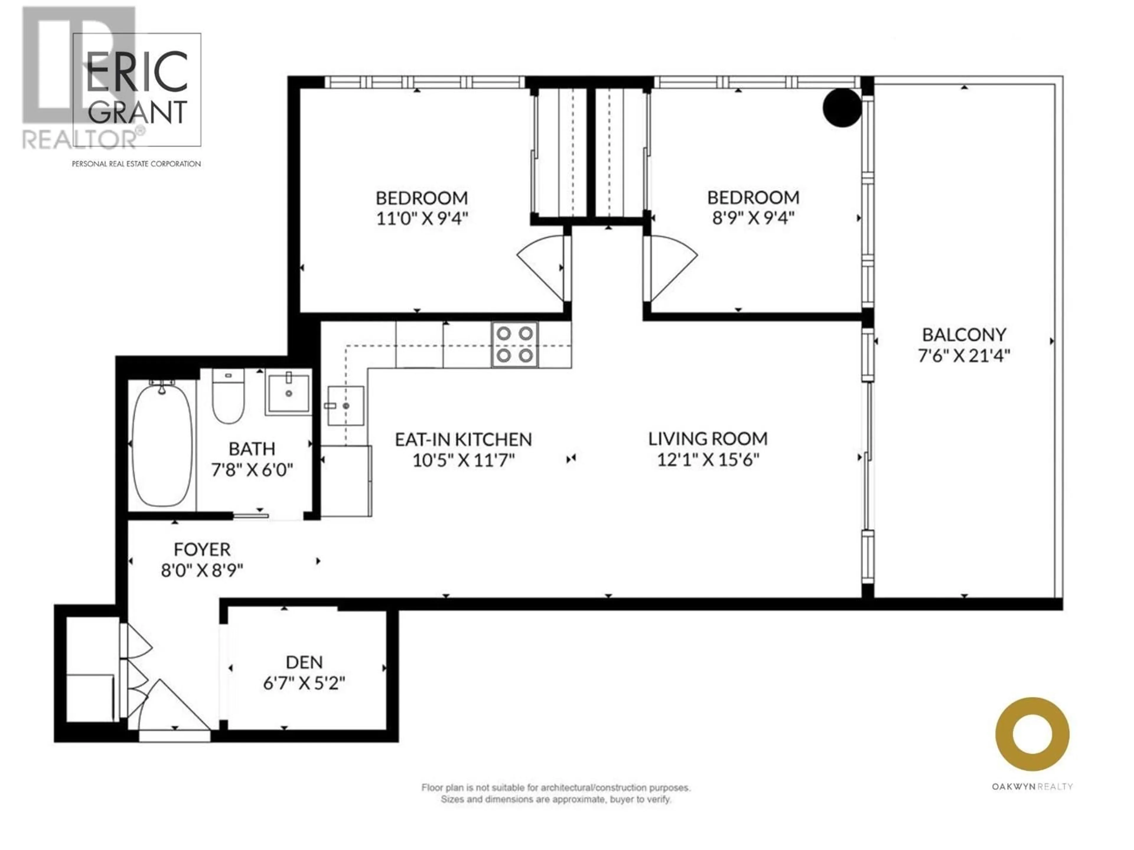 Floor plan for 902 1325 ROLSTON STREET, Vancouver British Columbia V6B0M2