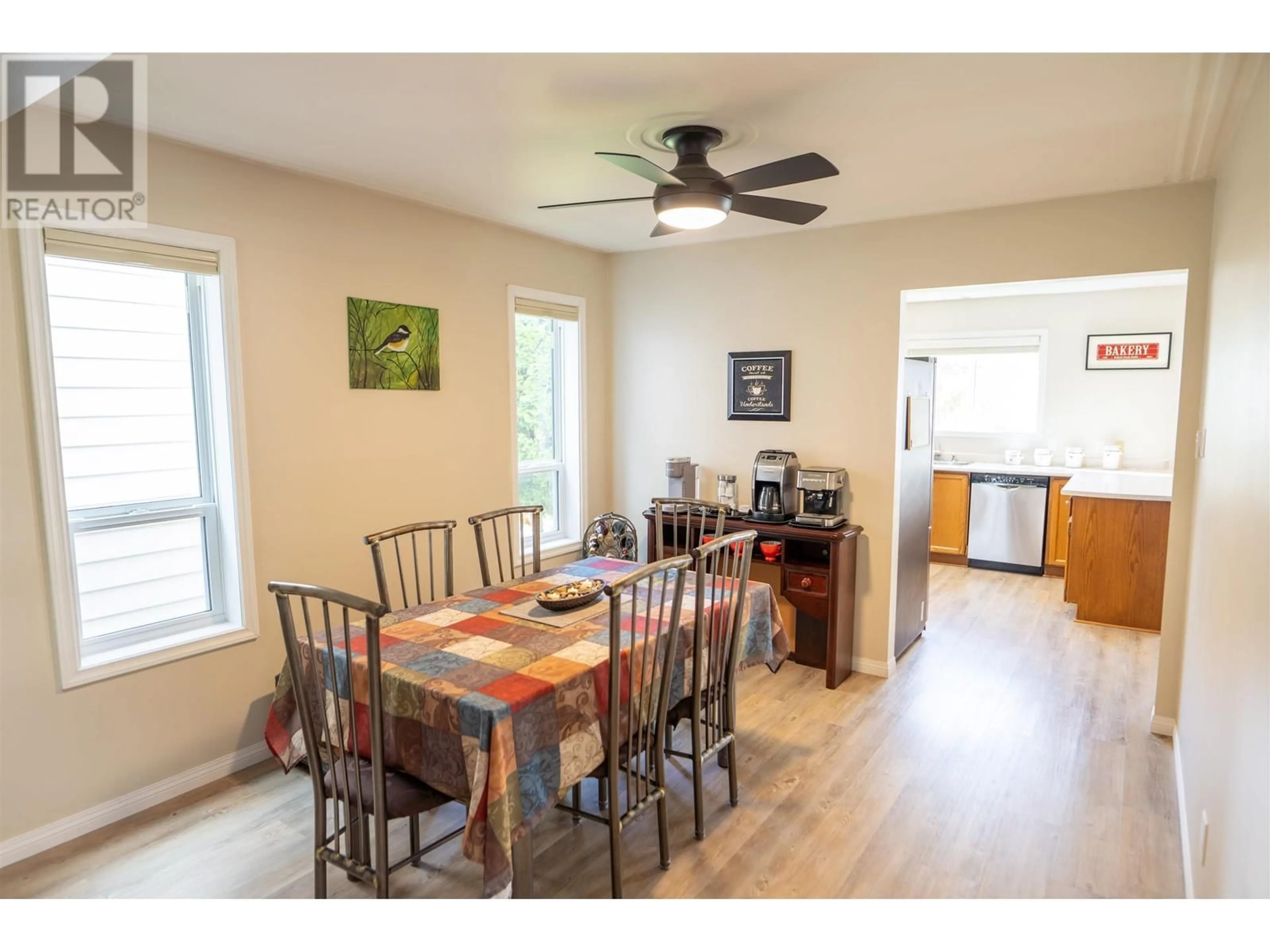 Dining room, wood floors, cottage for 1204 CONRAD STREET, Prince Rupert British Columbia V8J4M4