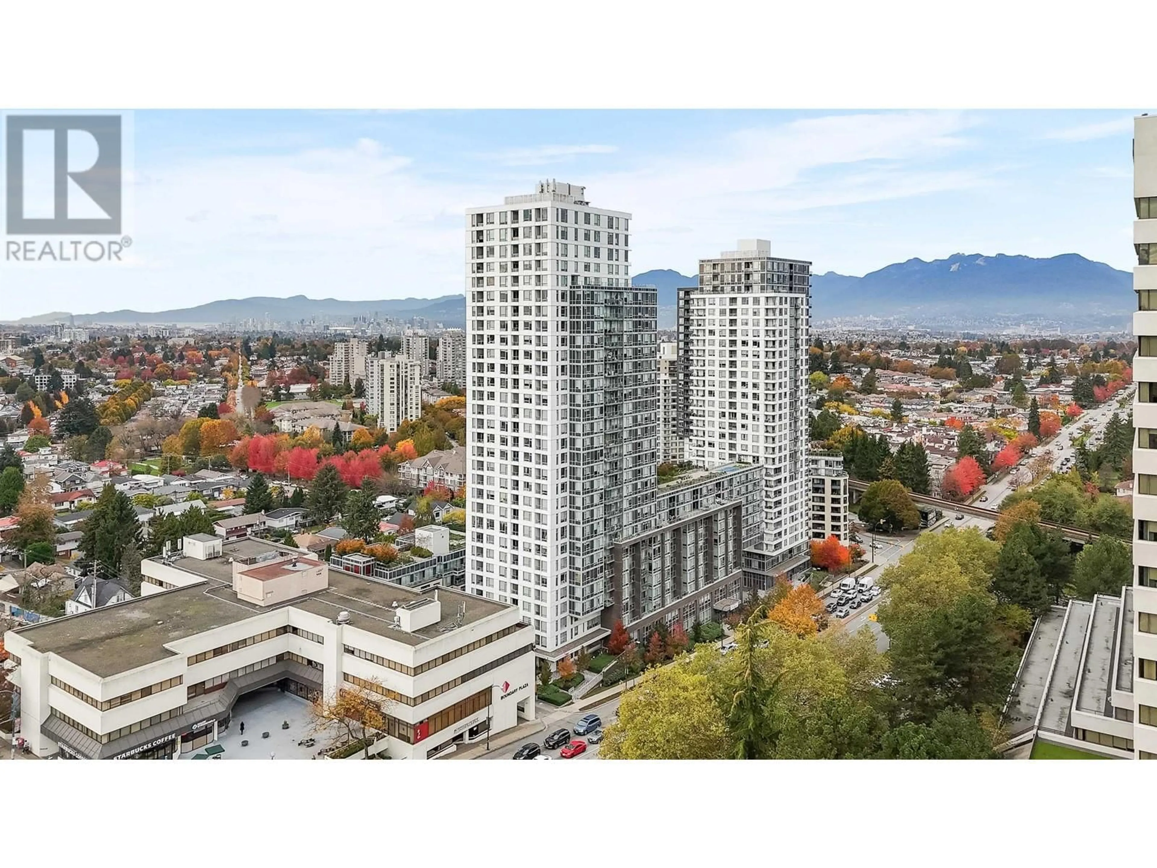 A pic from exterior of the house or condo, the view of city buildings for 2002 5665 BOUNDARY ROAD, Vancouver British Columbia V5R0E4