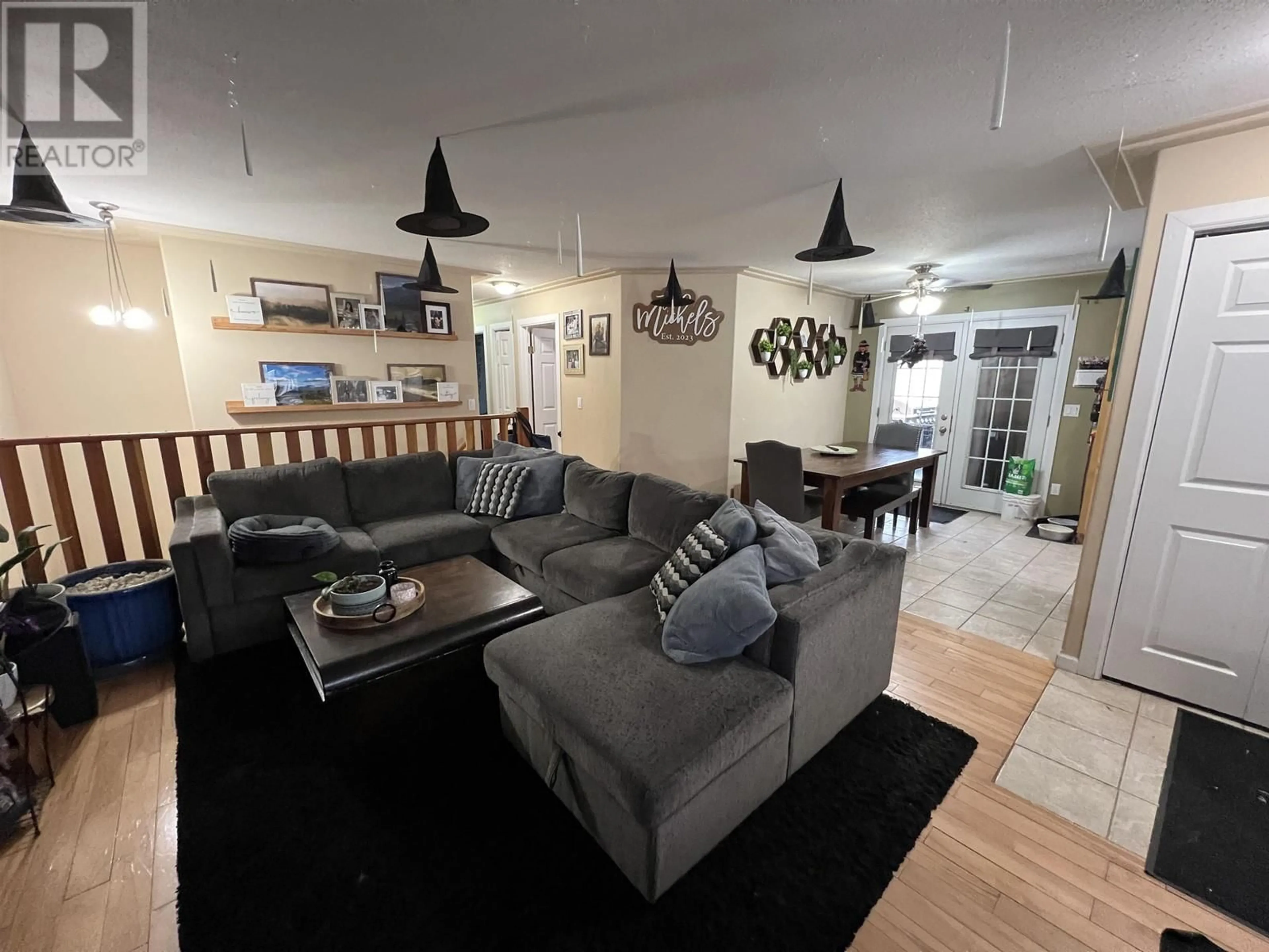 Living room, wood floors for 4403 HERITAGE CRESCENT, Fort Nelson British Columbia V0C1R0