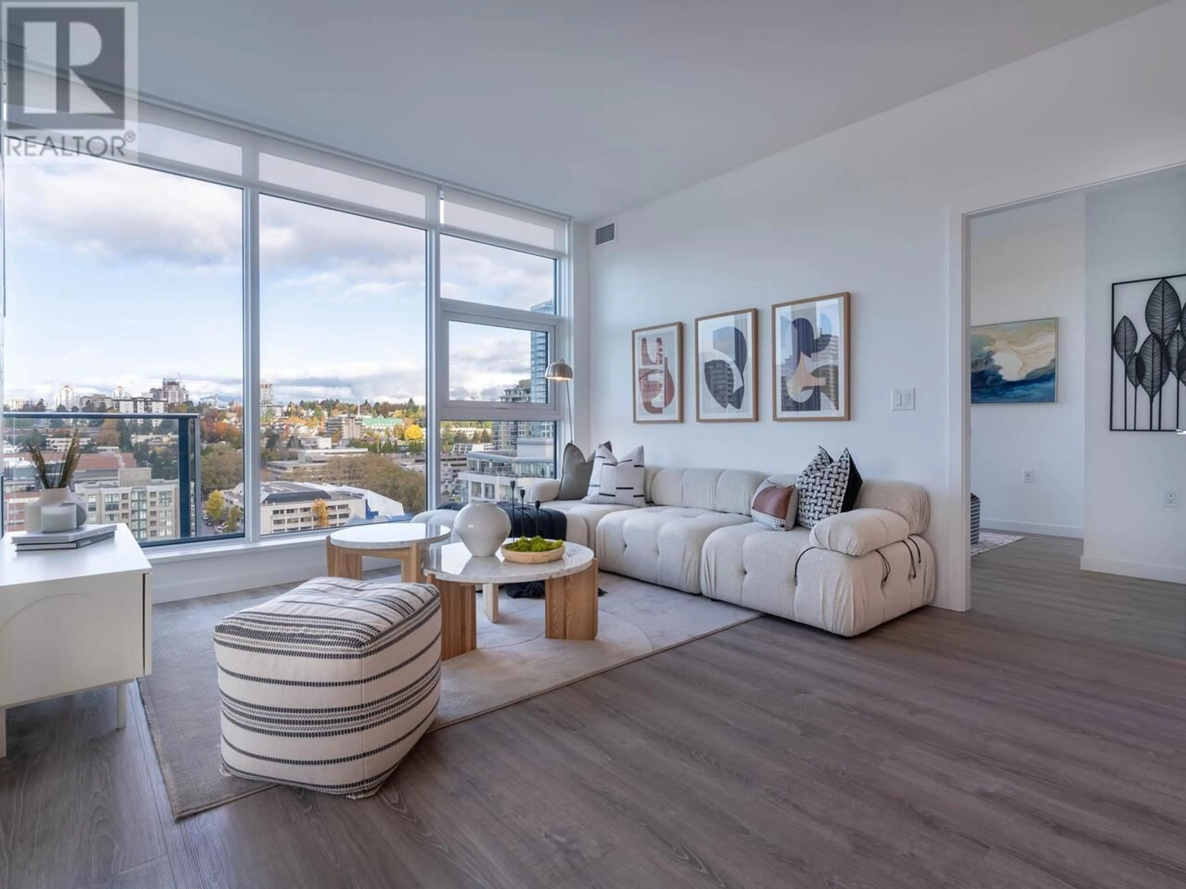 Living room, wood floors for 1903 680 QUAYSIDE DRIVE, New Westminster British Columbia V3M0P2