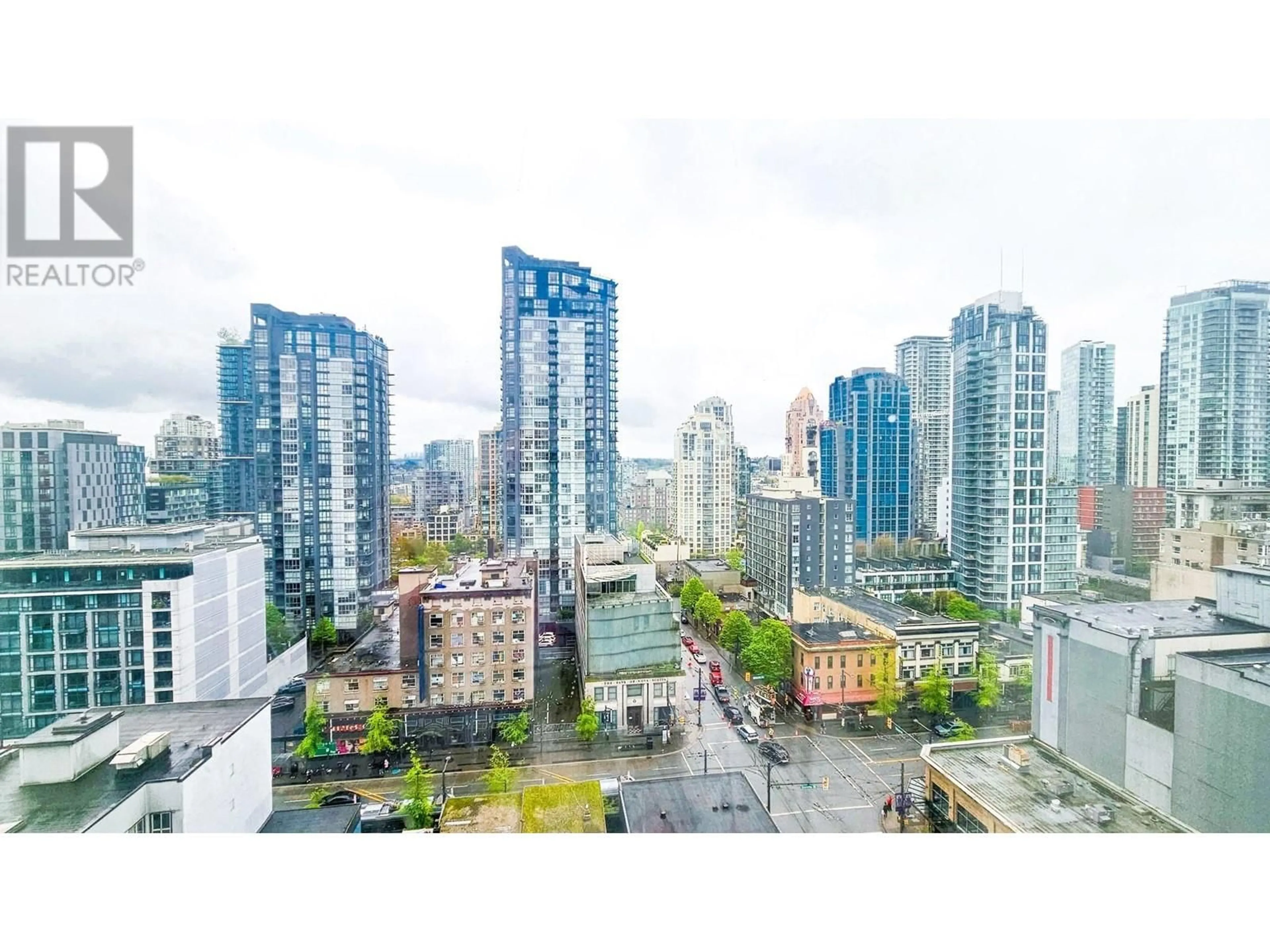 A pic from exterior of the house or condo, the view of city buildings for 1506 1188 HOWE STREET, Vancouver British Columbia V6Z2S8