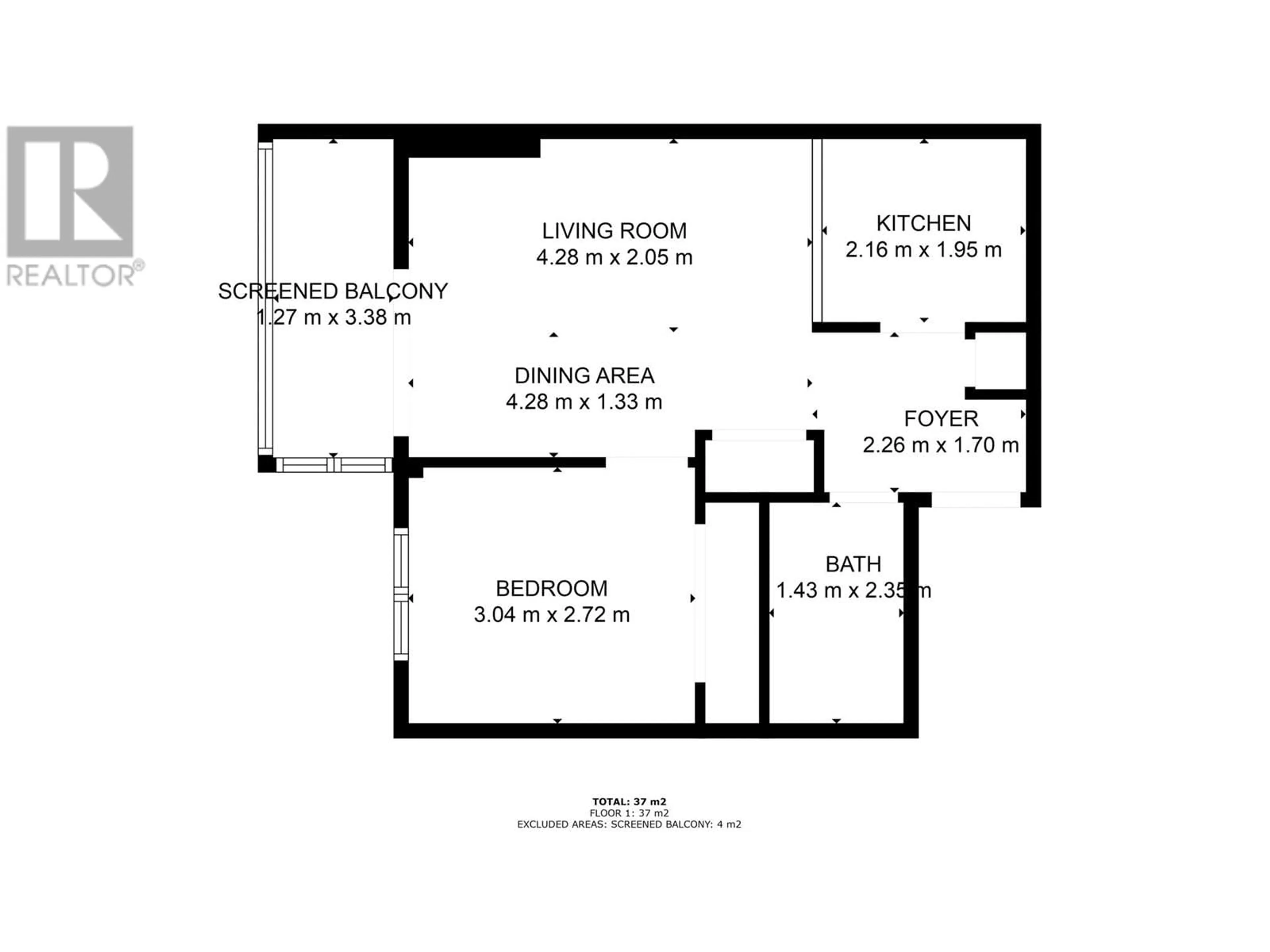 Floor plan for 1506 1188 HOWE STREET, Vancouver British Columbia V6Z2S8