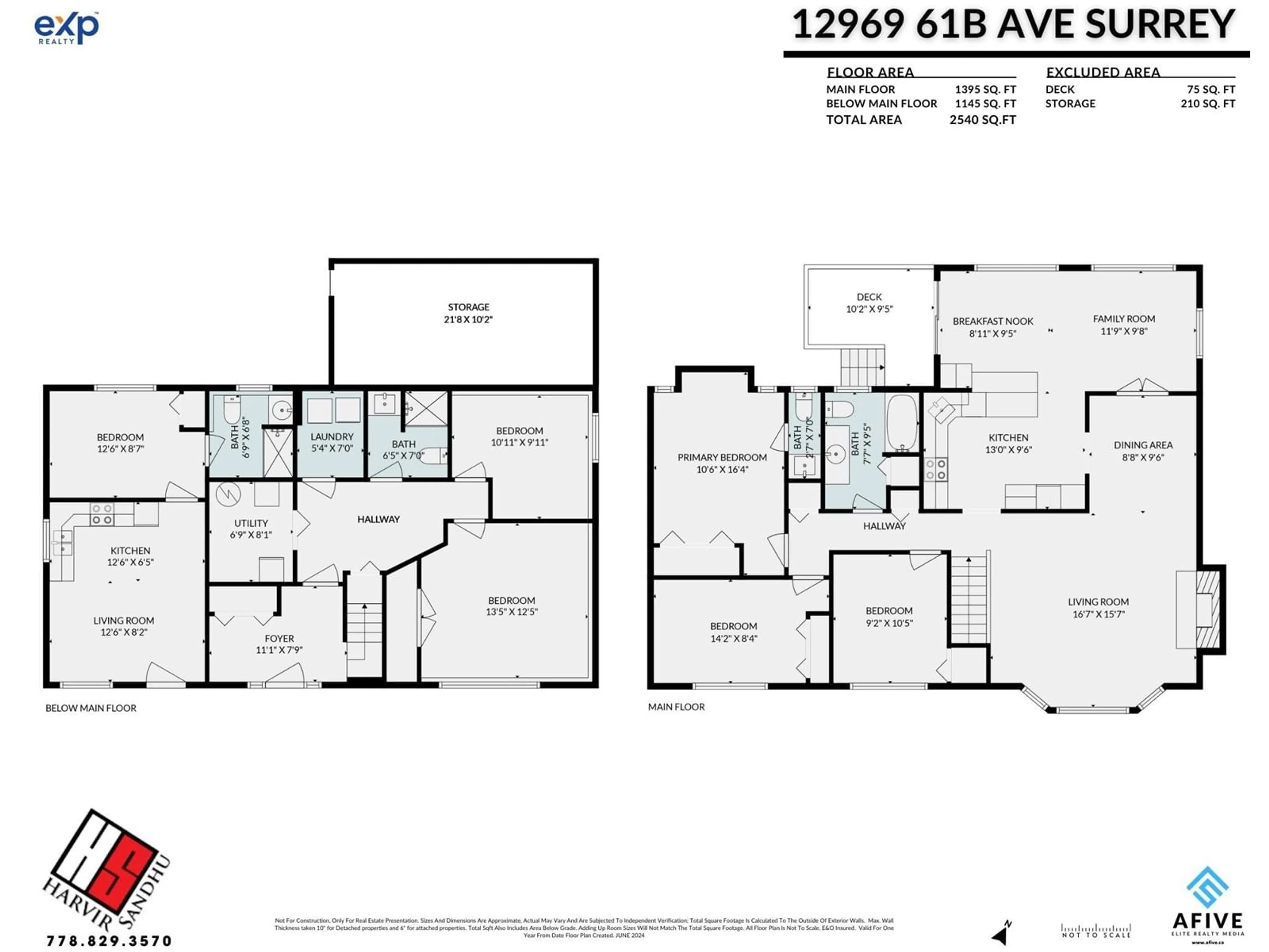 Floor plan for 12969 61B AVENUE, Surrey British Columbia V3X2G5