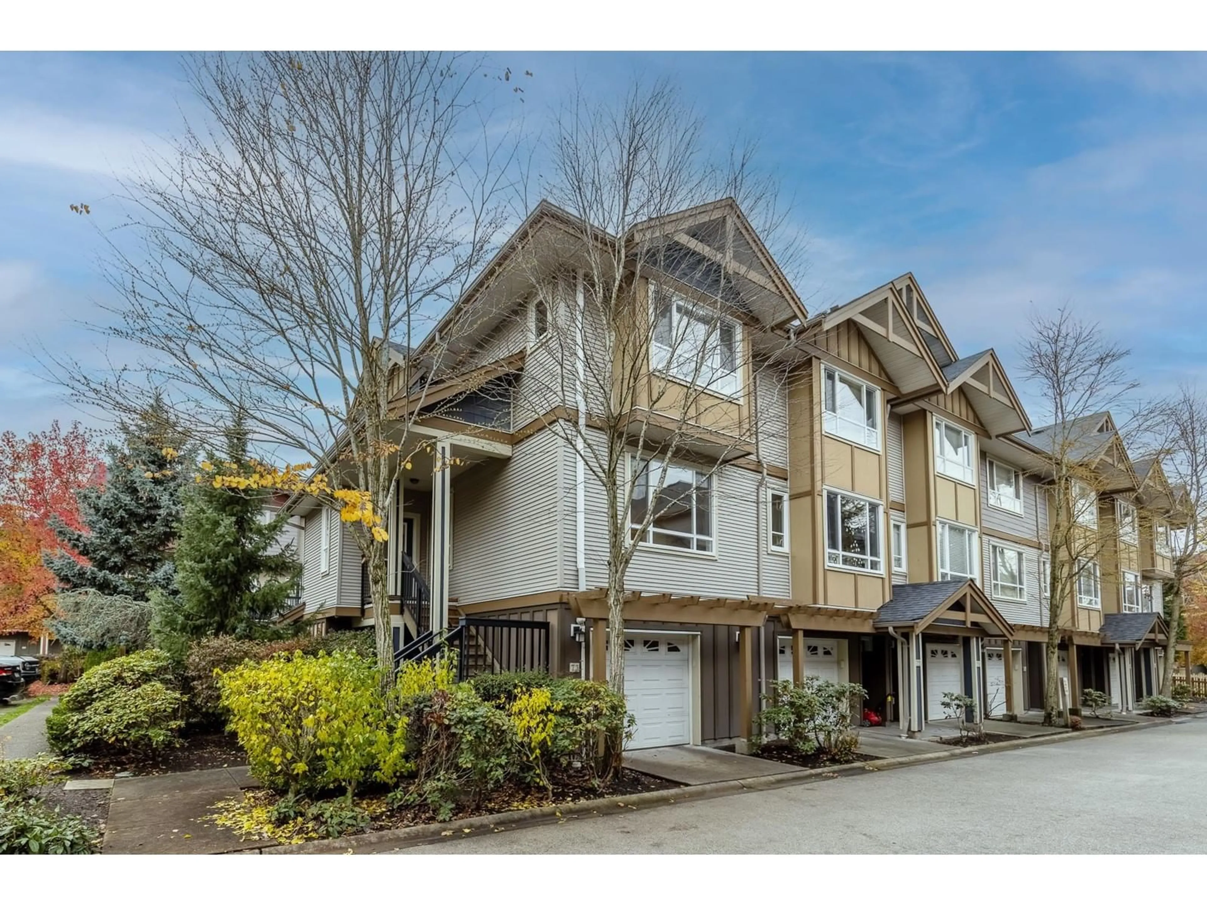 A pic from exterior of the house or condo, the street view for 73 7088 191 STREET, Surrey British Columbia V4N0B4