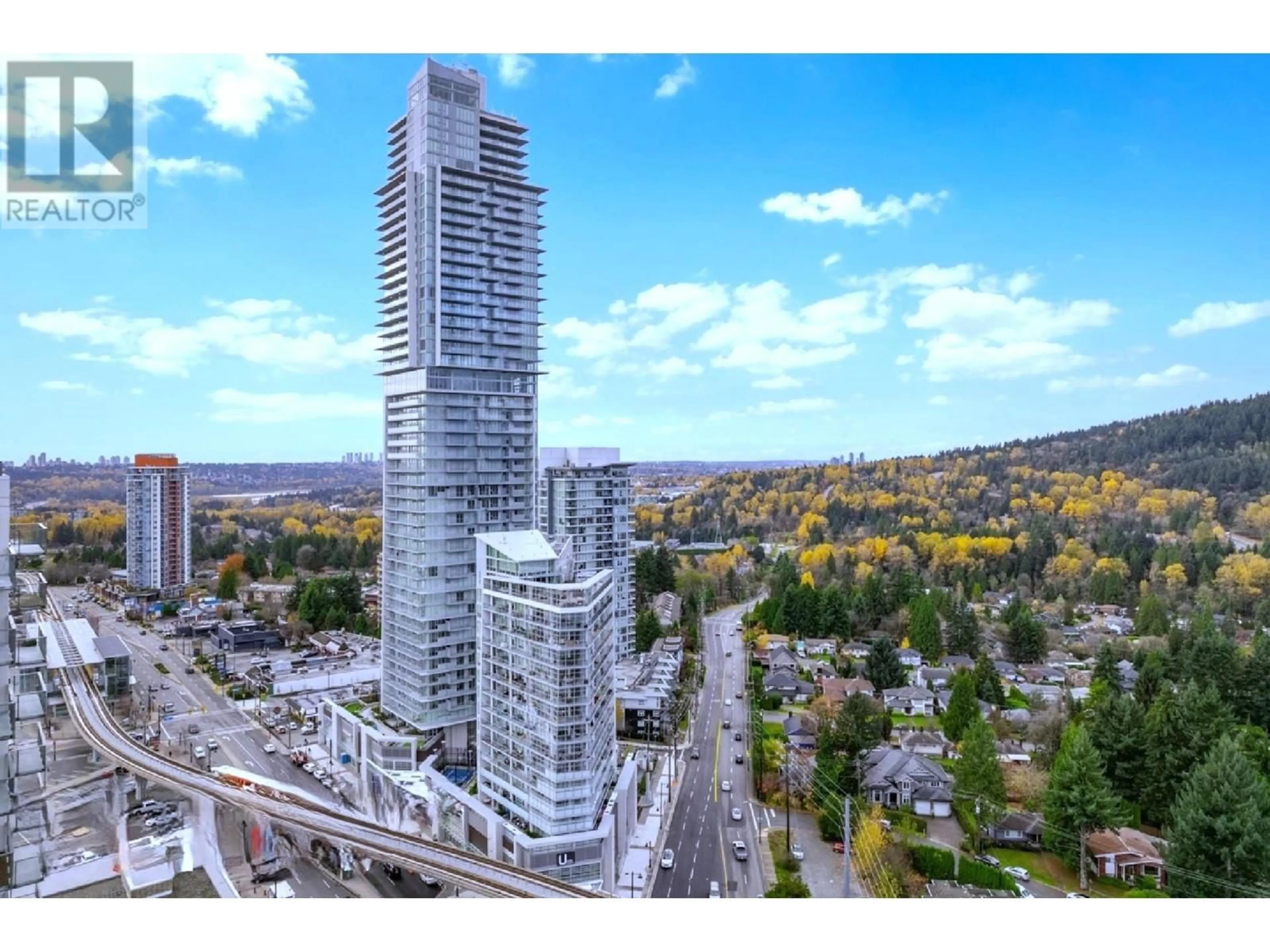 A pic from exterior of the house or condo, the view of city buildings for 1604 567 CLARKE ROAD, Coquitlam British Columbia V3J0K7