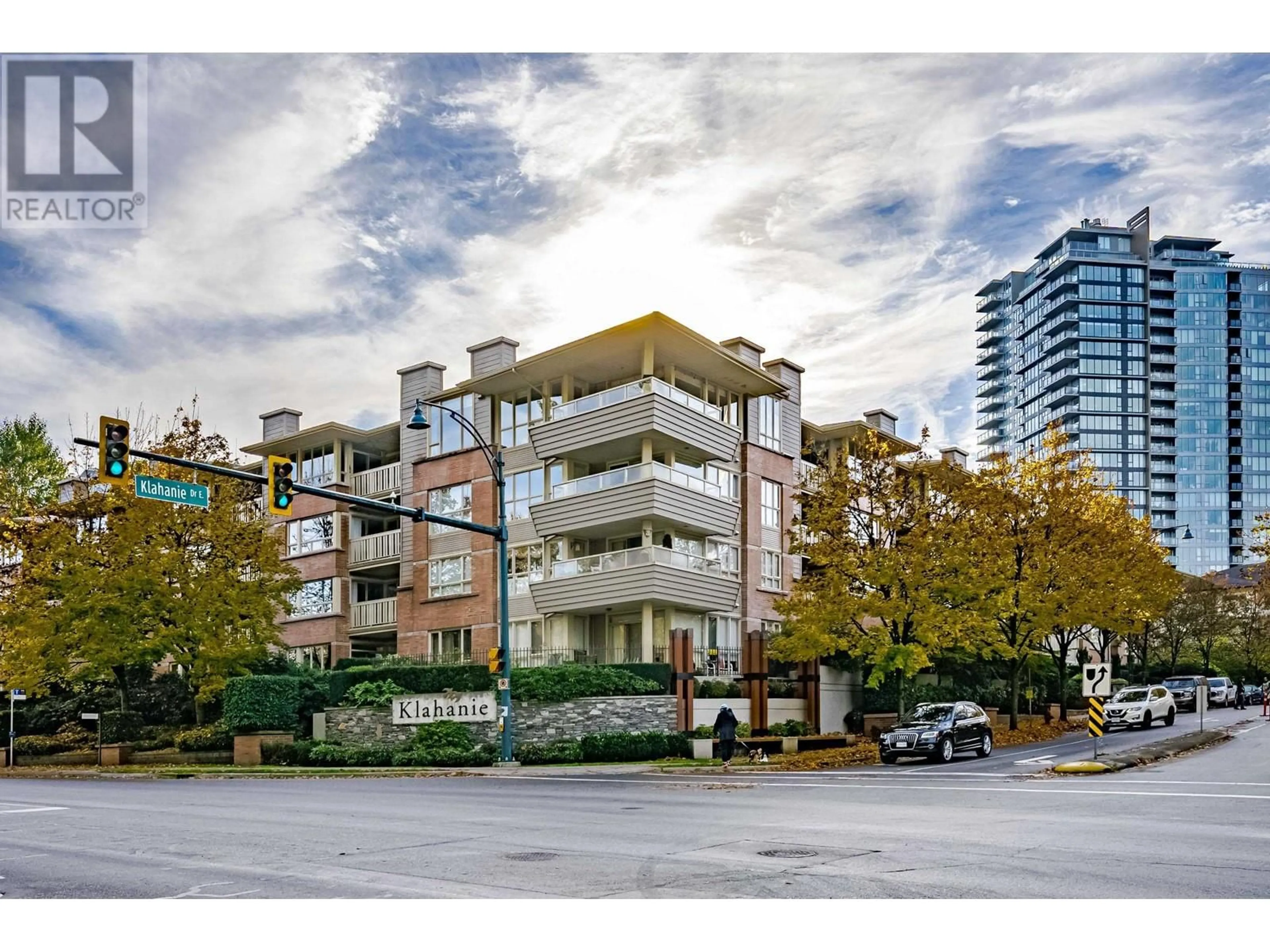 A pic from exterior of the house or condo, the street view for 312 801 KLAHANIE DRIVE, Port Moody British Columbia V3H5K4