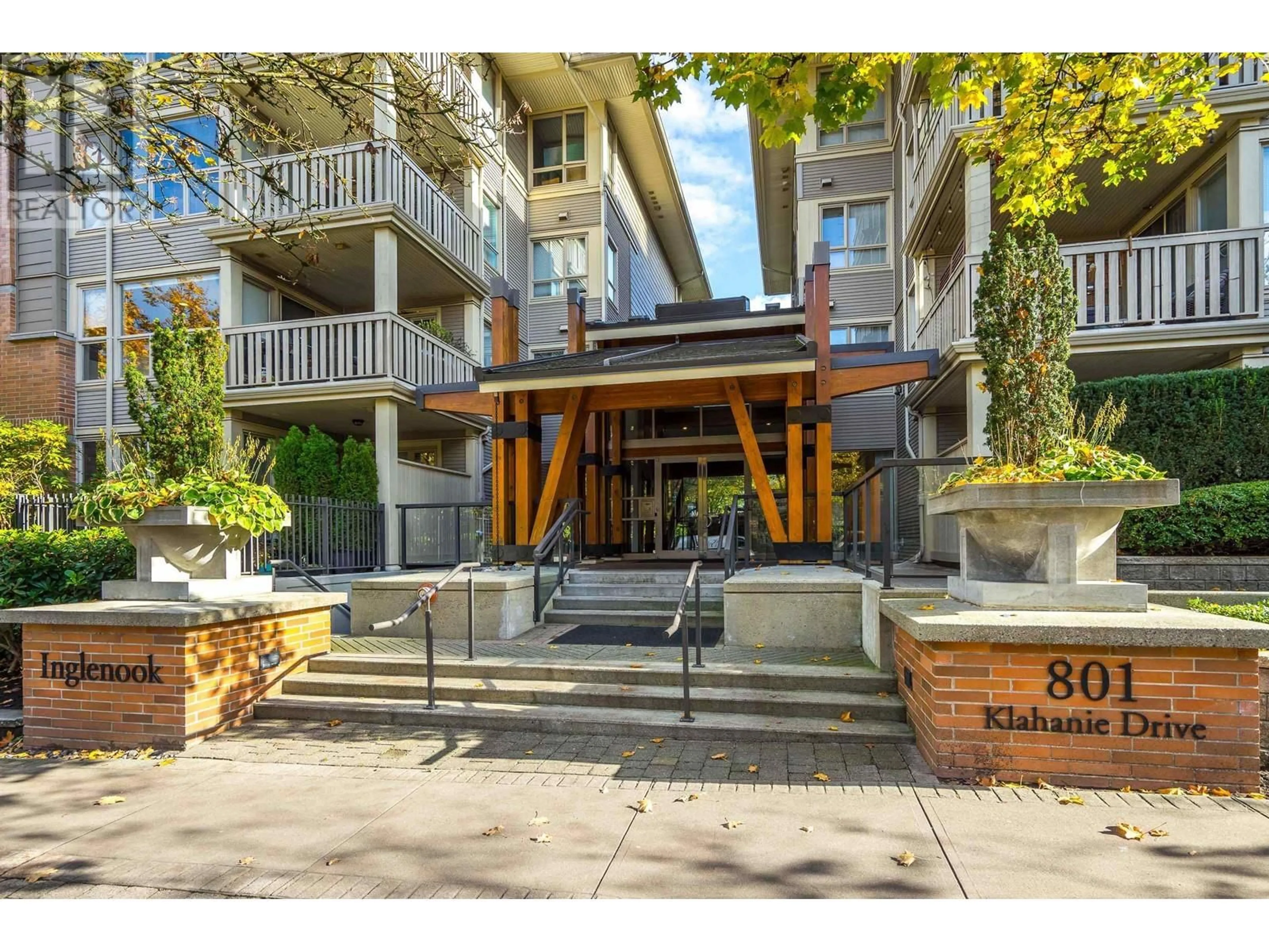 A pic from exterior of the house or condo, the street view for 312 801 KLAHANIE DRIVE, Port Moody British Columbia V3H5K4