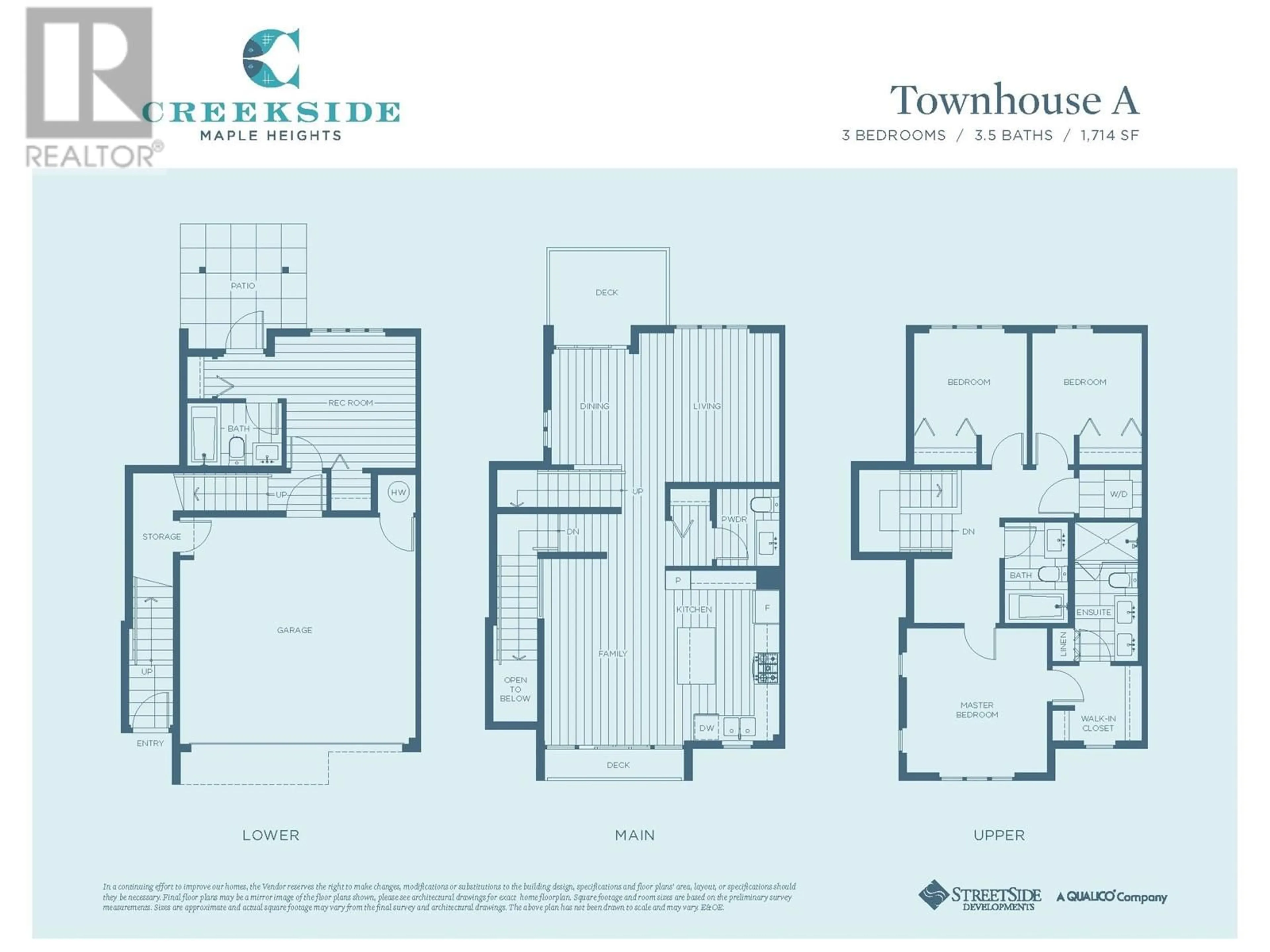 Floor plan for 44 24076 112 AVENUE, Maple Ridge British Columbia V2W0K2