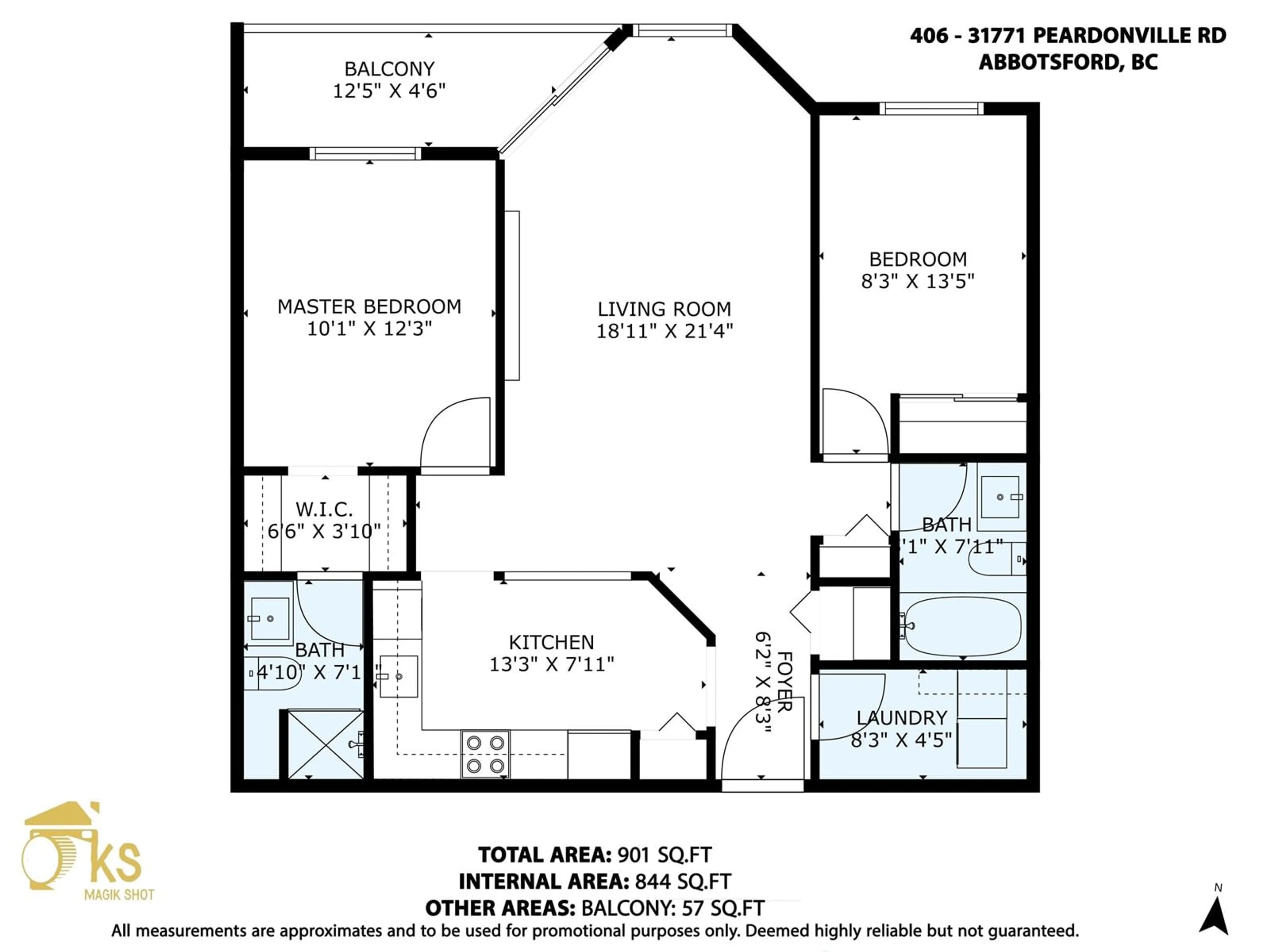 Floor plan for 406 31771 PEARDONVILLE ROAD, Abbotsford British Columbia V2T5S7