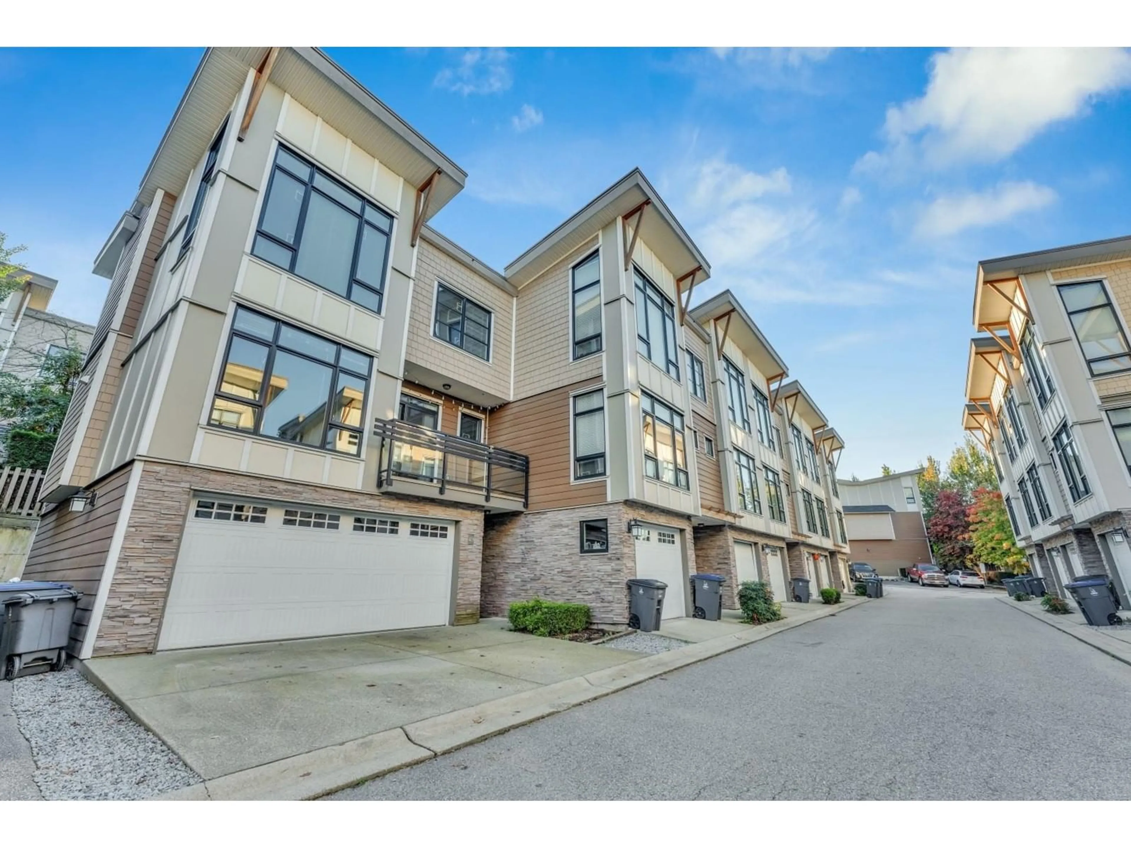 A pic from exterior of the house or condo, the street view for 49 9989 E BARNSTON DRIVE, Surrey British Columbia V4N6N3