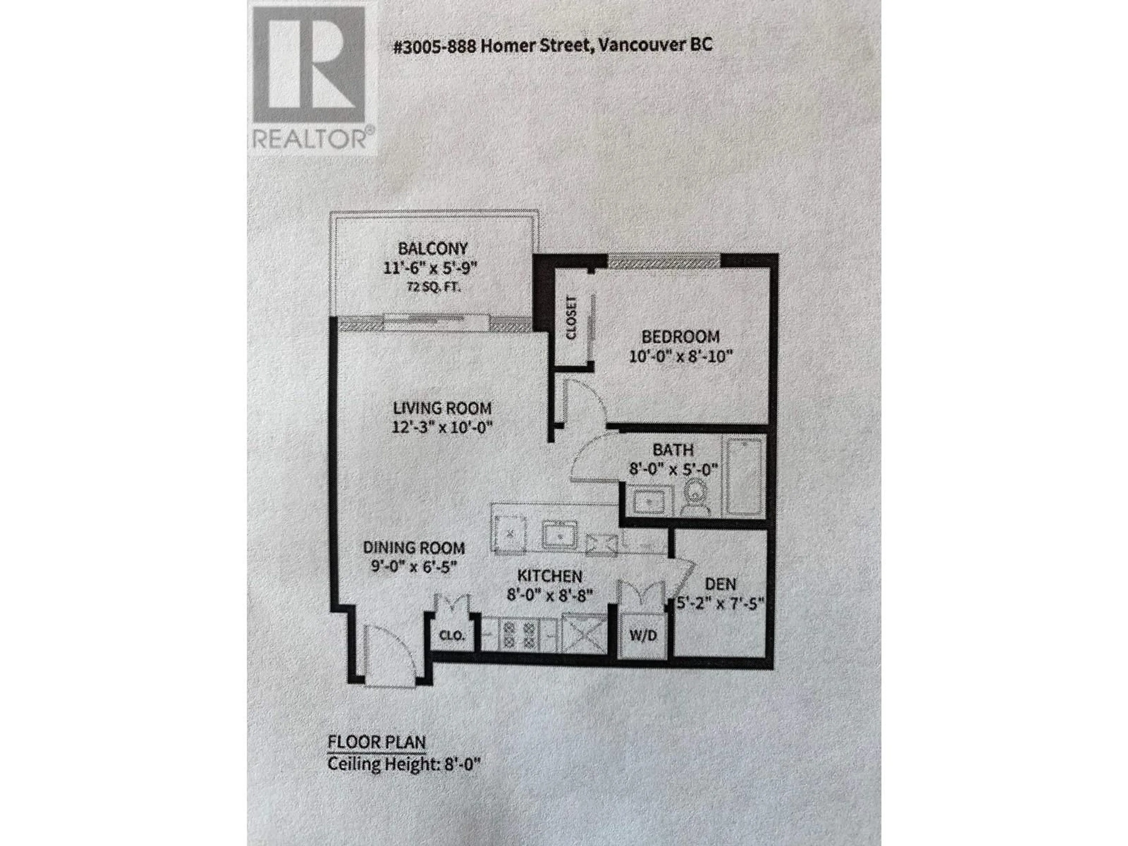 Unknown for 3005 888 HOMER STREET, Vancouver British Columbia V6B0H7