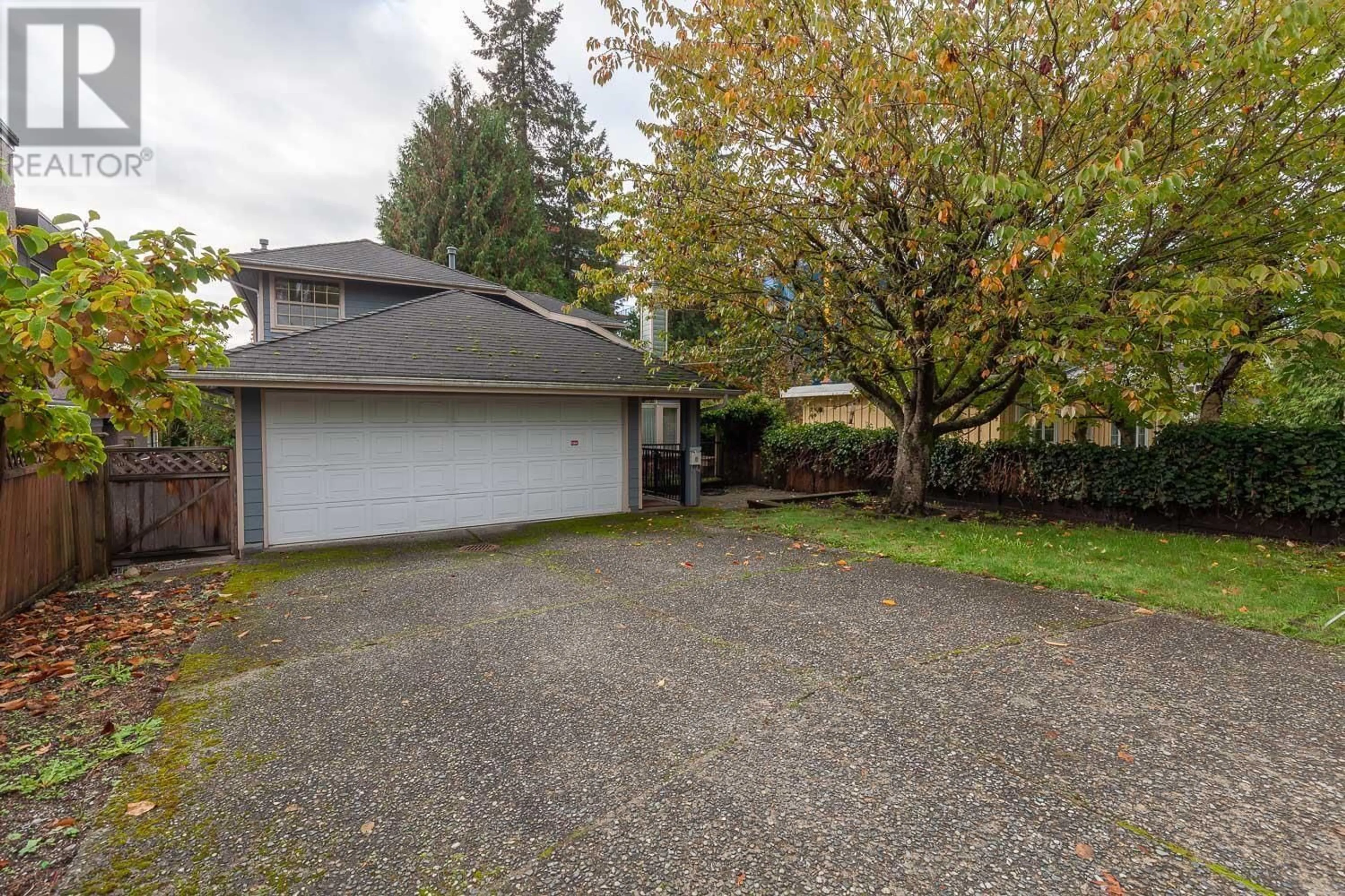 Frontside or backside of a home, the fenced backyard for 1456 FULTON AVENUE, West Vancouver British Columbia V7T1P1