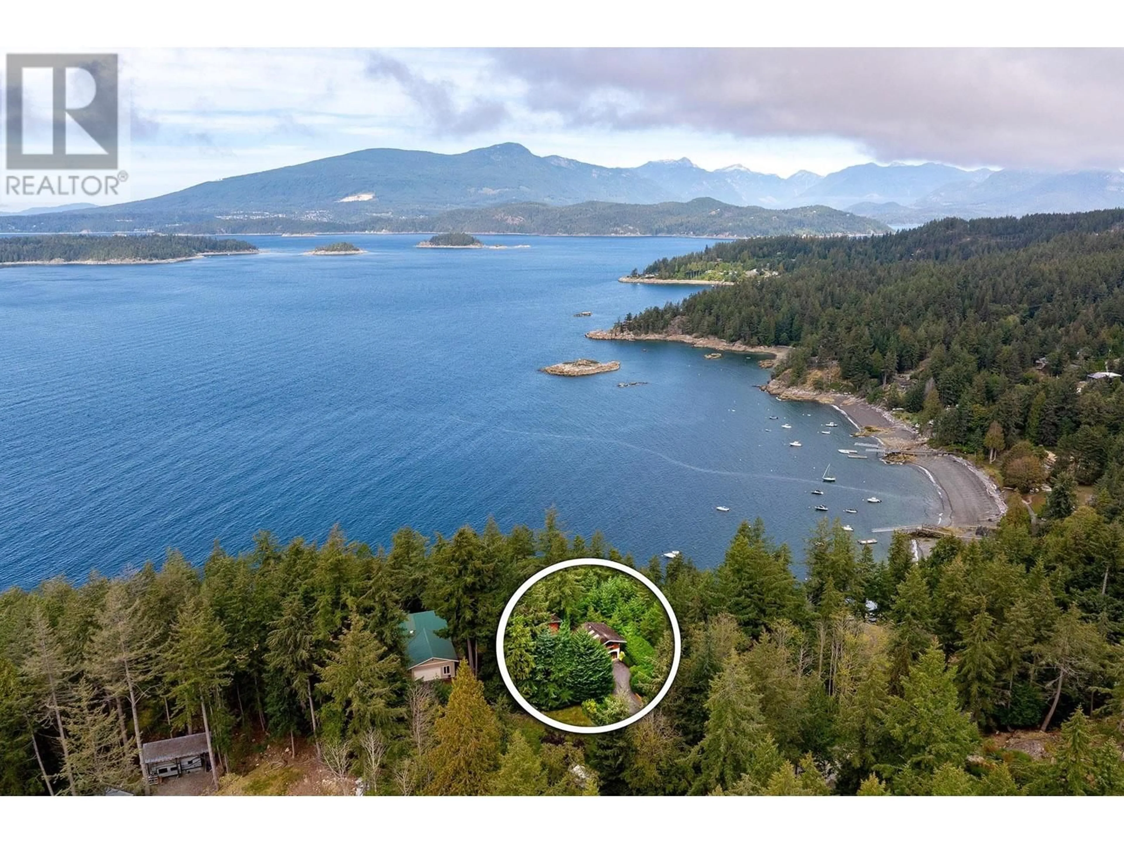 A pic from exterior of the house or condo, lake for 1684 WHITESAILS DRIVE, Bowen Island British Columbia V0N1G2