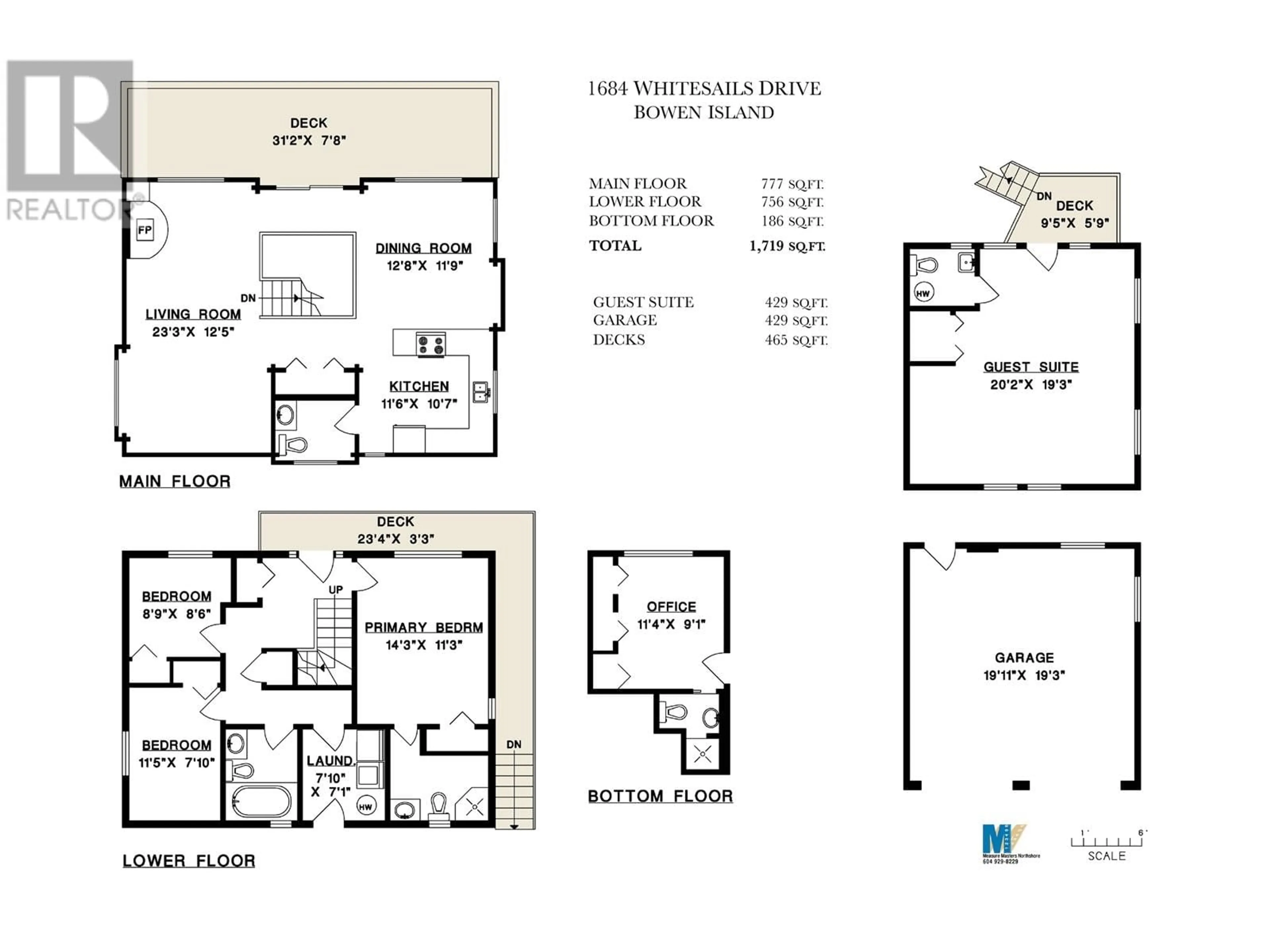 Floor plan for 1684 WHITESAILS DRIVE, Bowen Island British Columbia V0N1G2