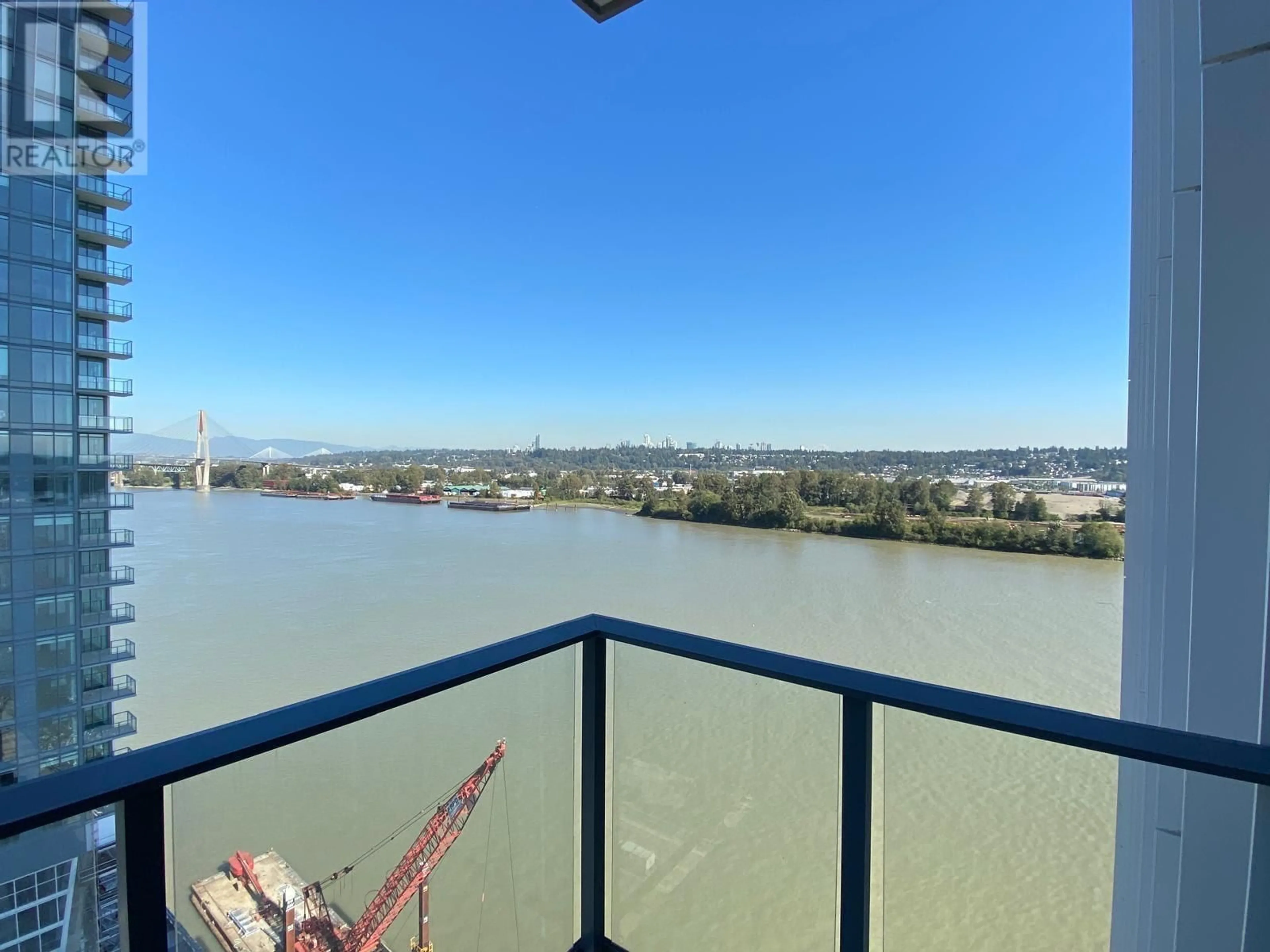 Balcony in the apartment, the view of lake or river for 1306 680 QUAYSIDE DRIVE, New Westminster British Columbia V3M0P2