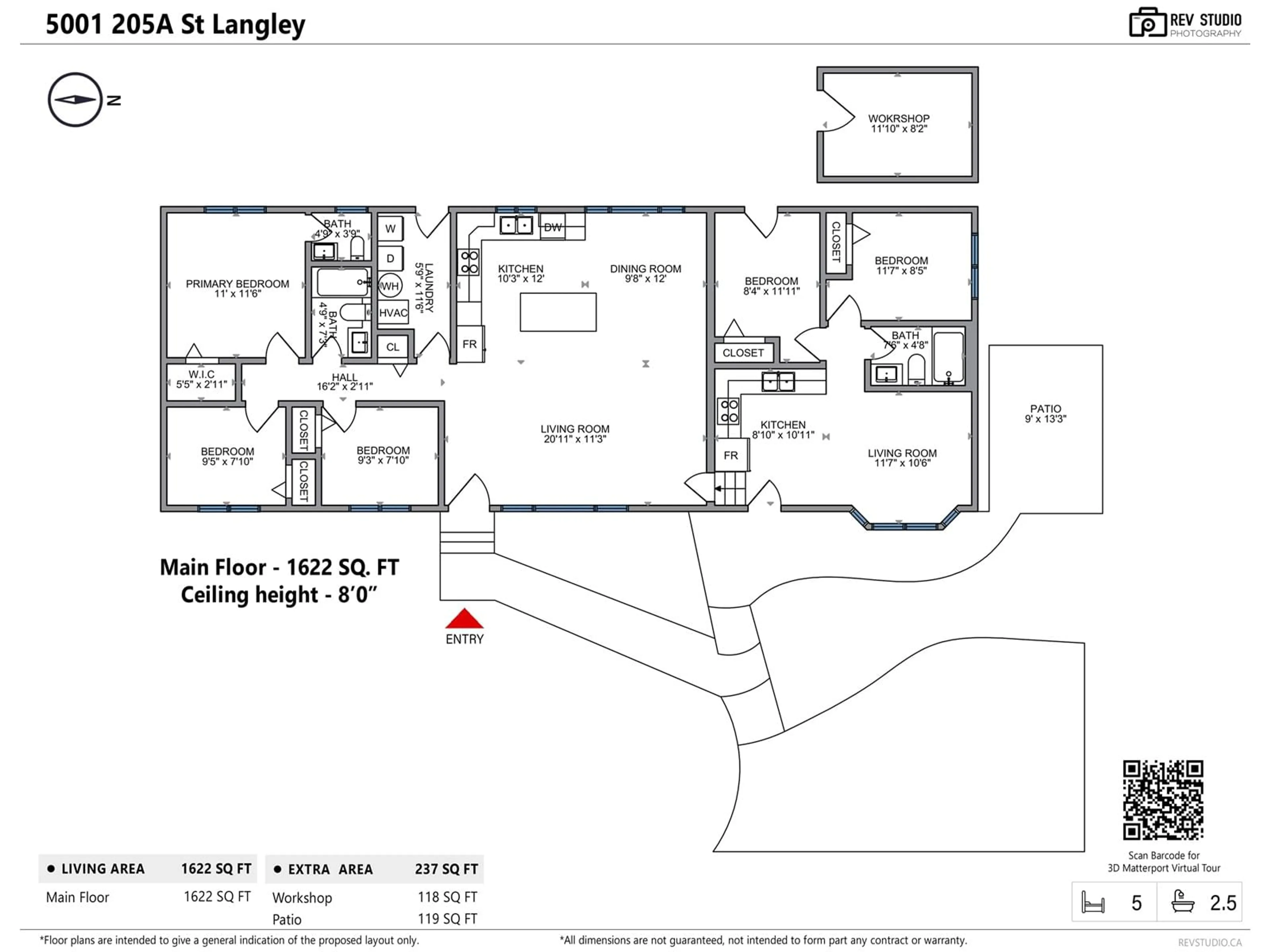 Floor plan for 5001 205A STREET, Langley British Columbia V3A6B4