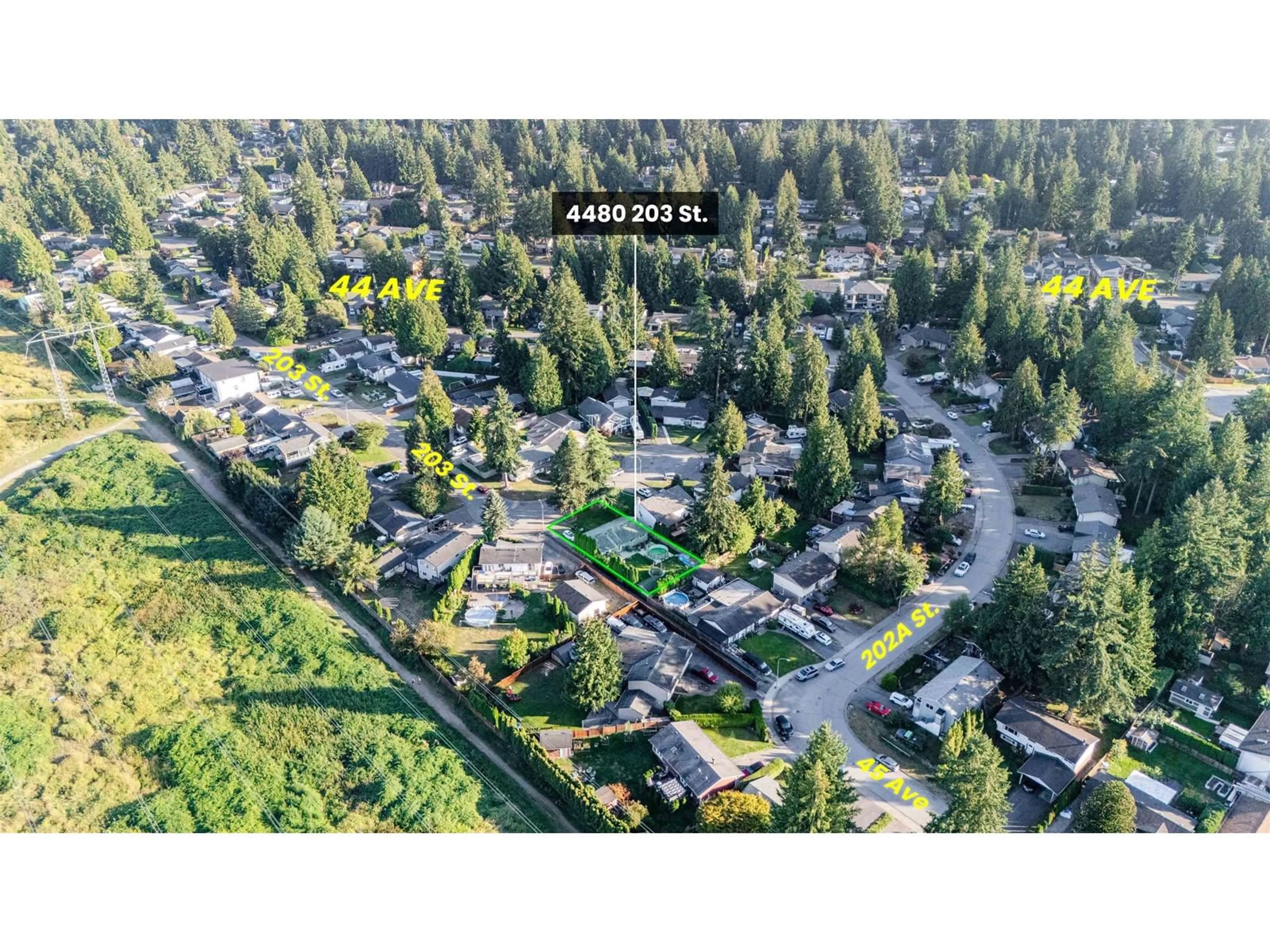 Picture of a map for 4480 203 STREET, Langley British Columbia V3A6P7