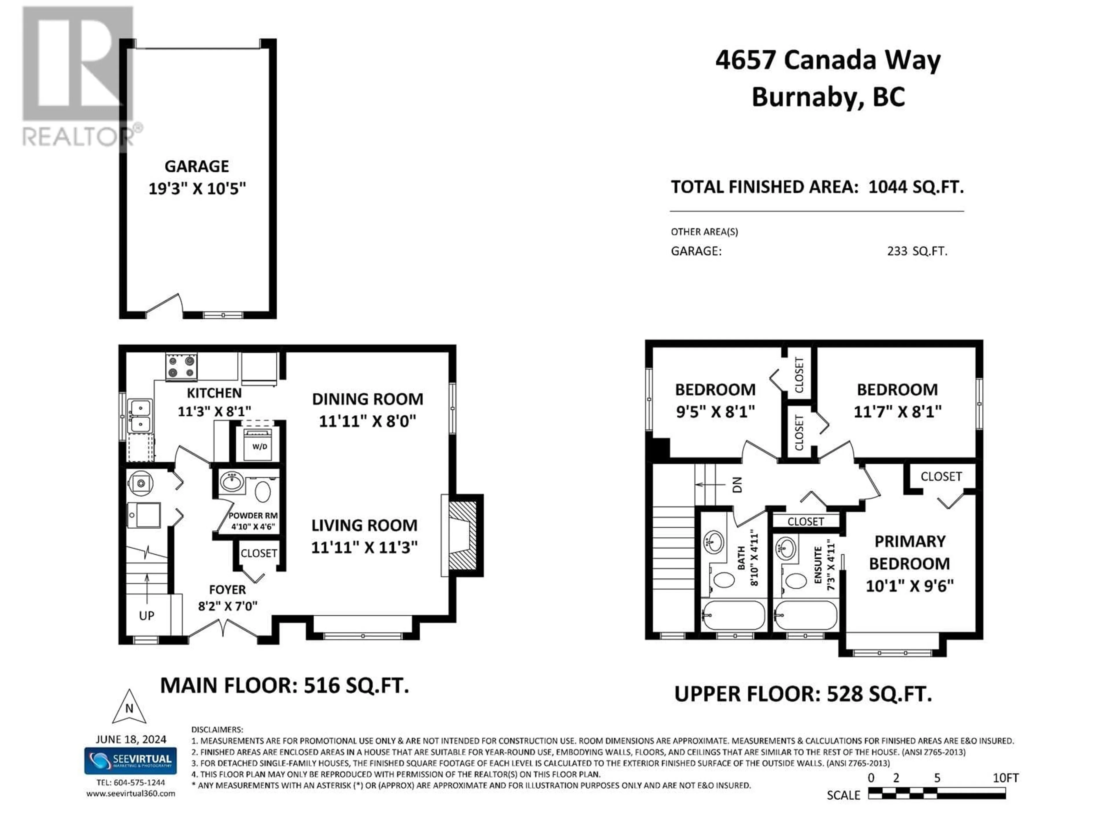 Floor plan for 4657 CANADA WAY, Burnaby British Columbia V5G1K9