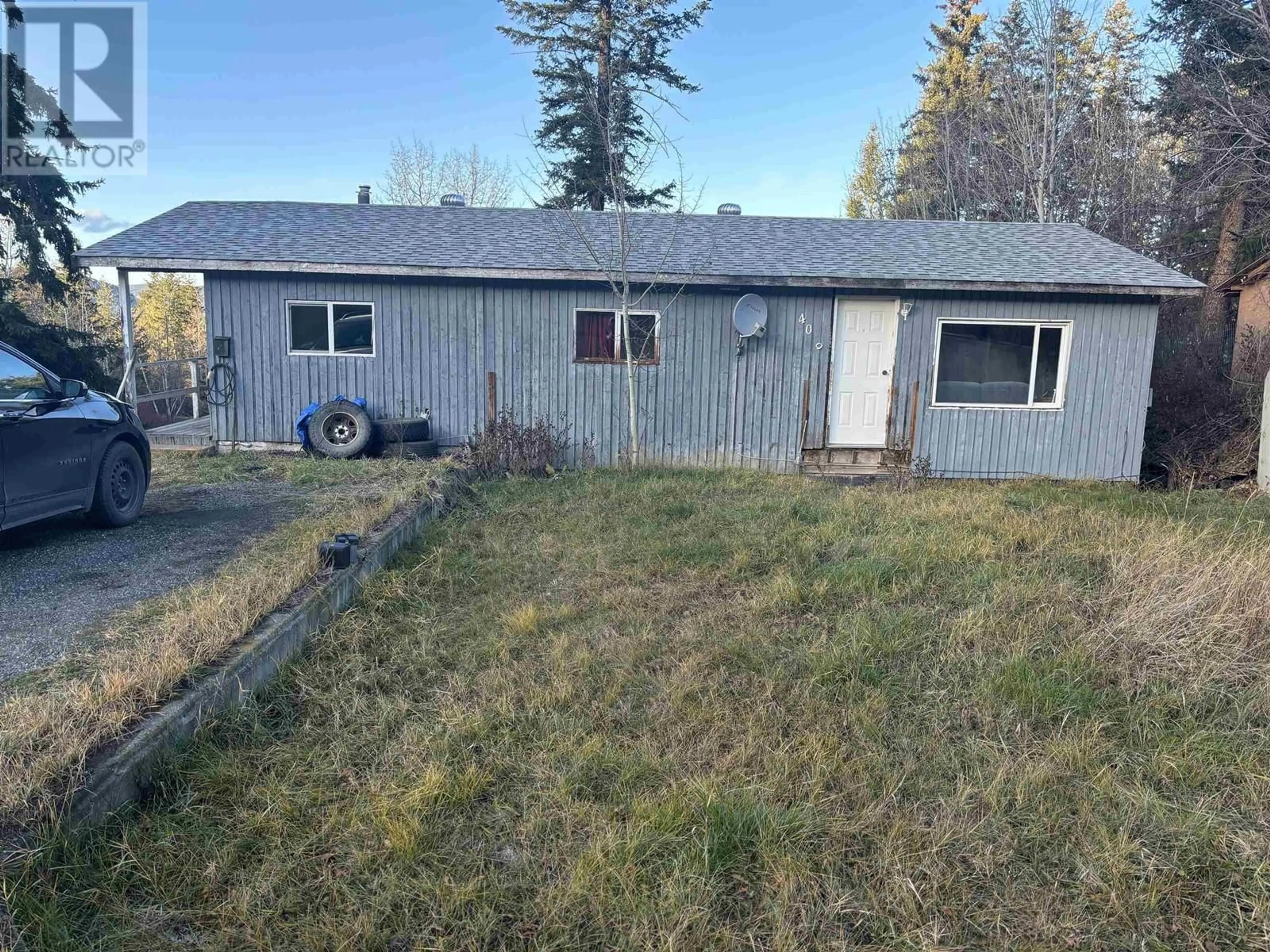 A pic from outside/outdoor area/front of a property/back of a property/a pic from drone, unknown for 406 RICHARD STREET, Williams Lake British Columbia V2G3L7