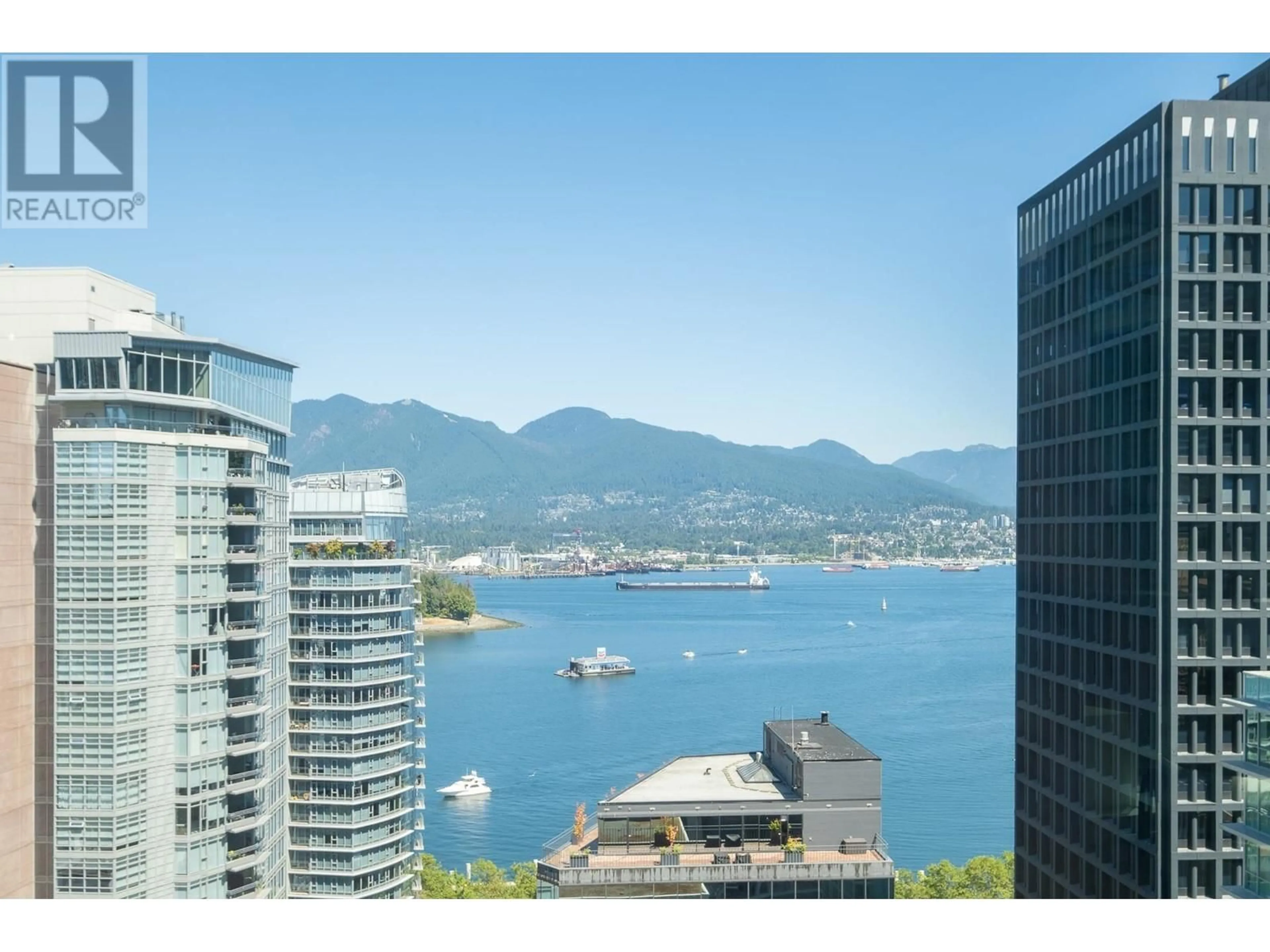 A pic from exterior of the house or condo, the view of lake or river for 2504 1188 W PENDER STREET, Vancouver British Columbia V6E0A2