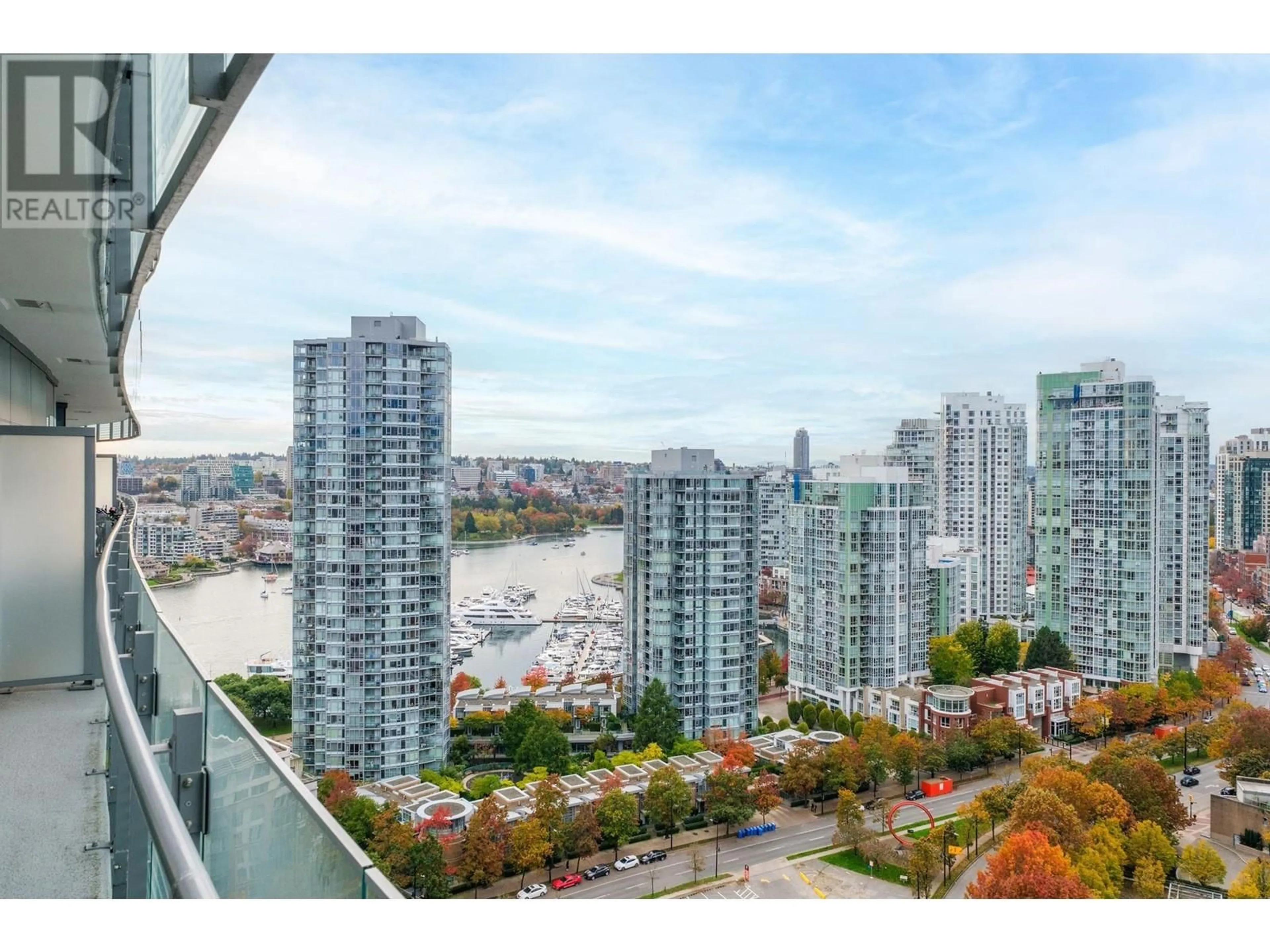 A pic from exterior of the house or condo, the view of city buildings for 2301 89 NELSON STREET, Vancouver British Columbia V6Z0E7