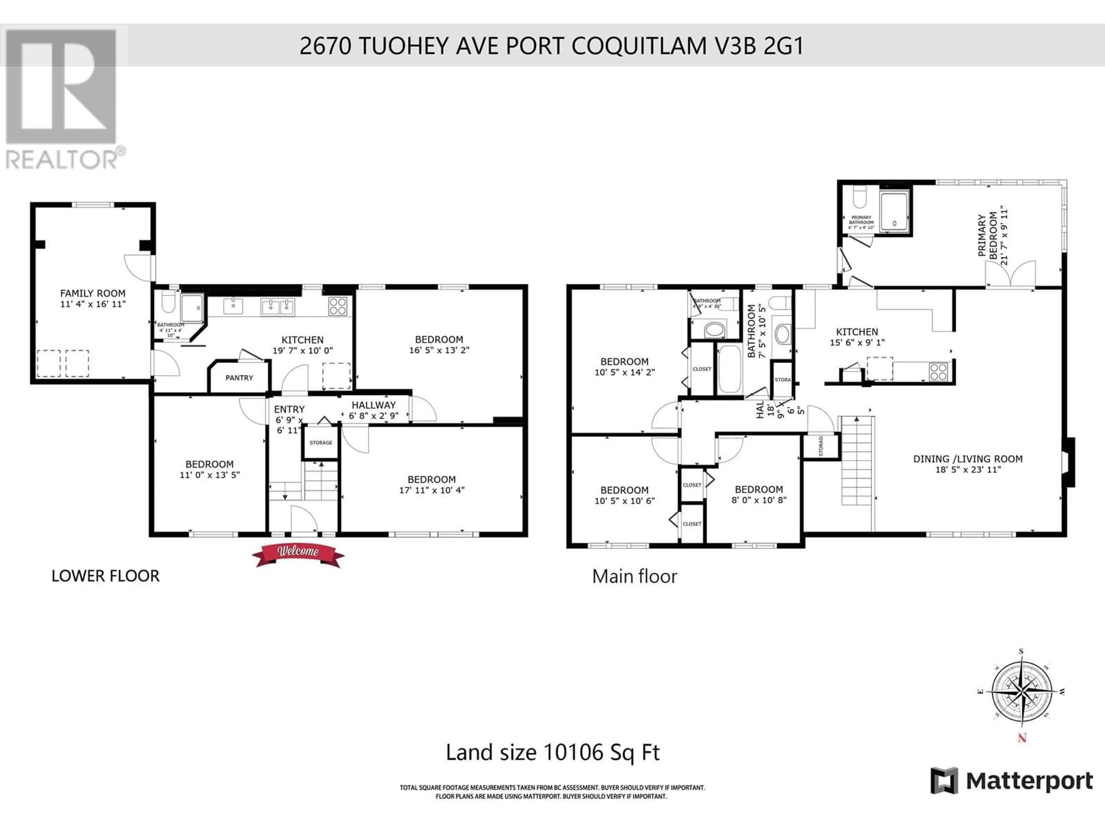 Floor plan for 2670 TUOHEY AVENUE, Port Coquitlam British Columbia V3B2G1