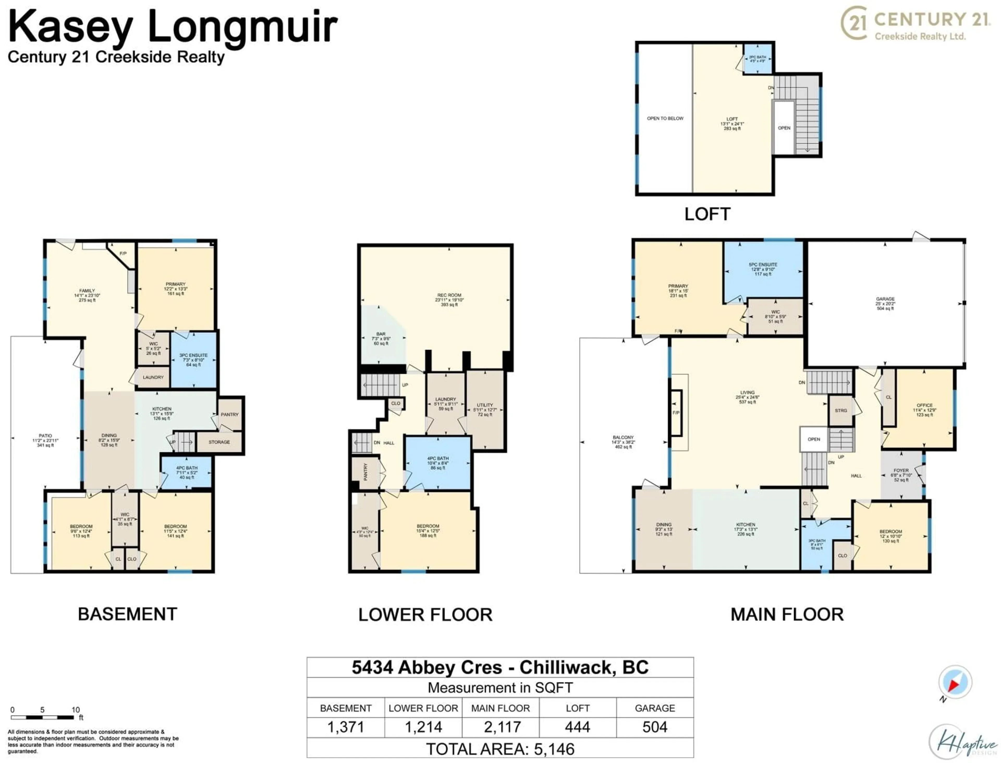 Floor plan for 5434 ABBEY CRESCENT, Chilliwack British Columbia V2R0J6