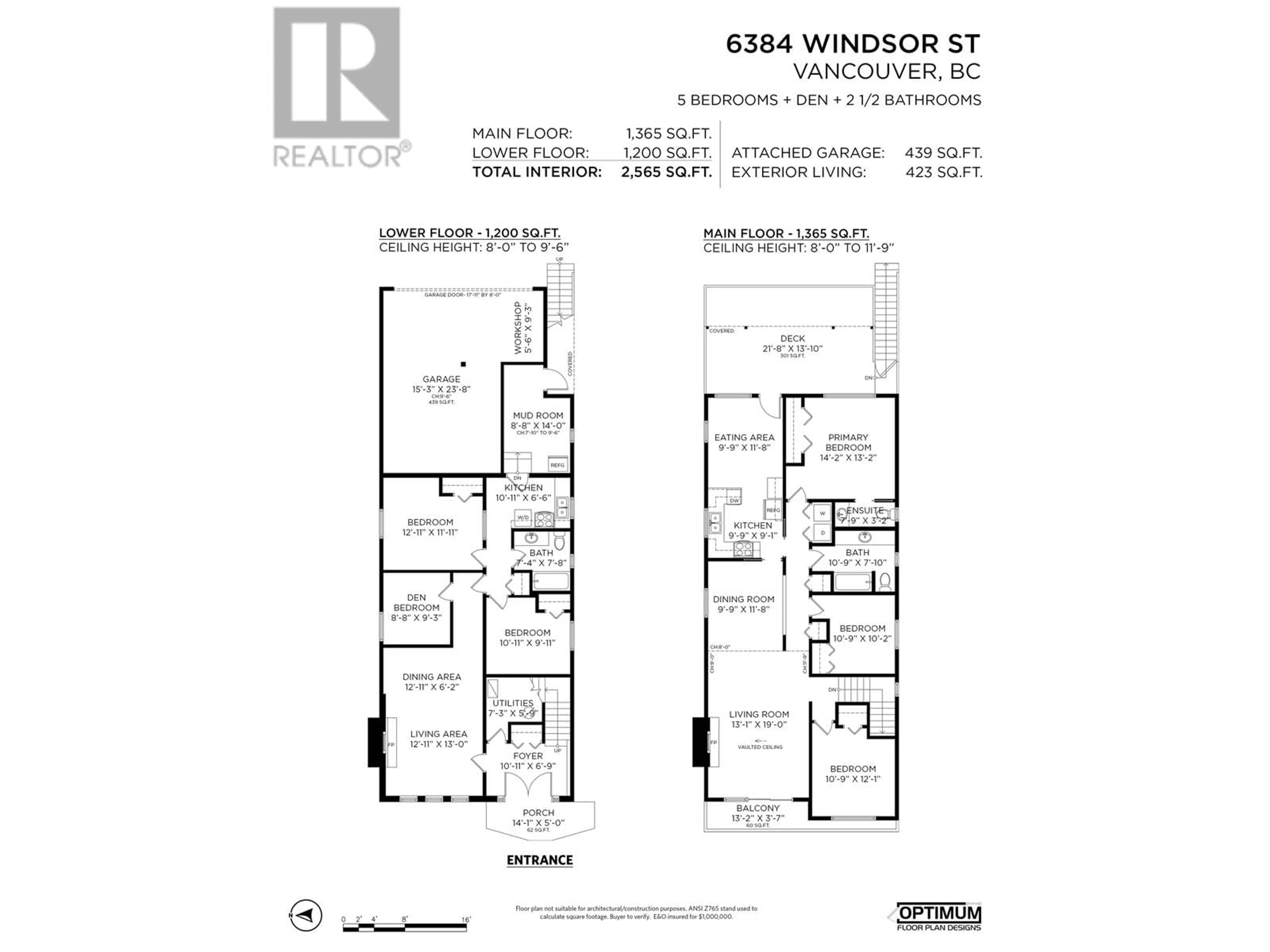 Floor plan for 6384 WINDSOR STREET, Vancouver British Columbia V5W3J5