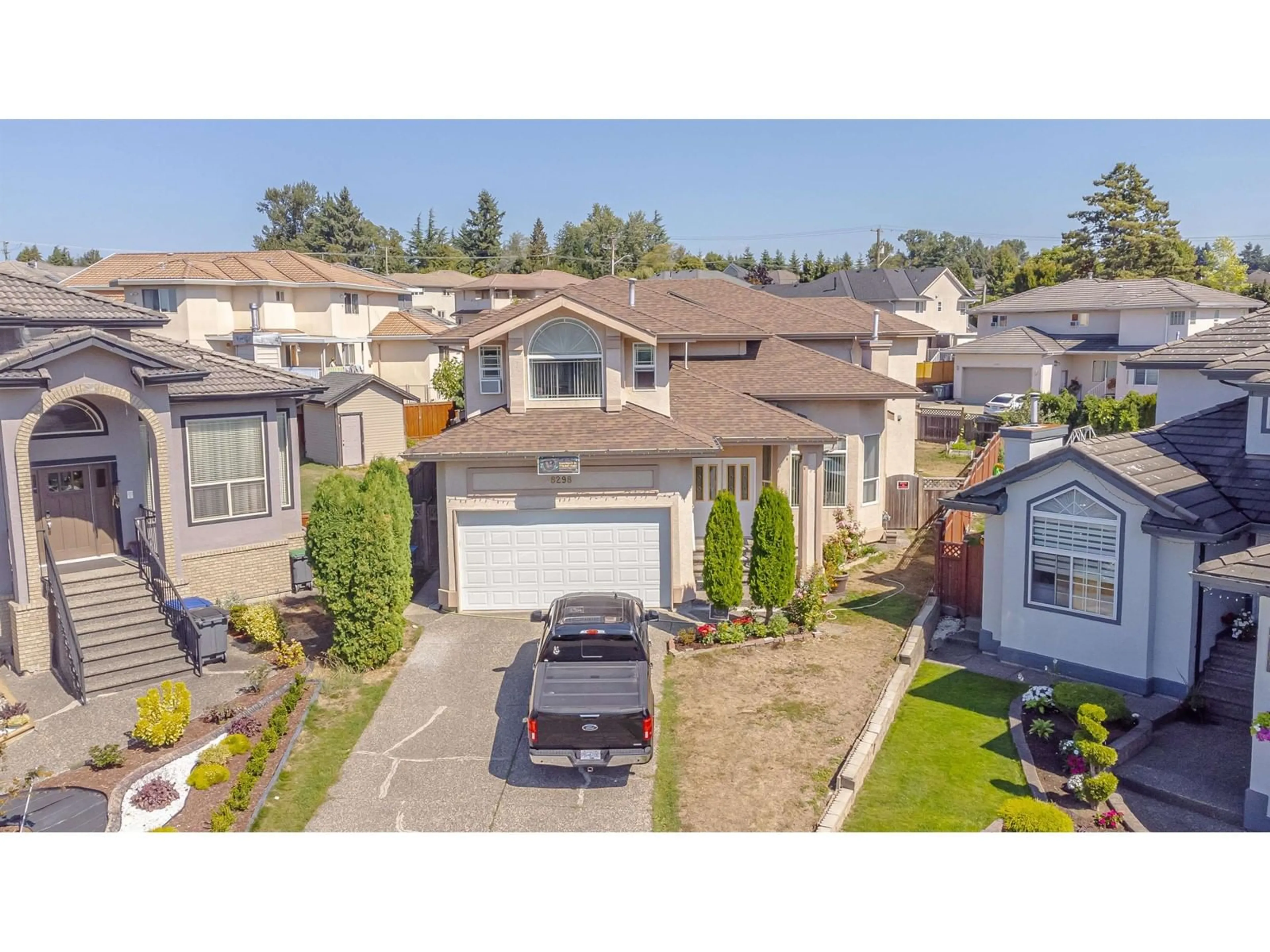 Frontside or backside of a home, the street view for 8298 151A STREET, Surrey British Columbia V3S8R1