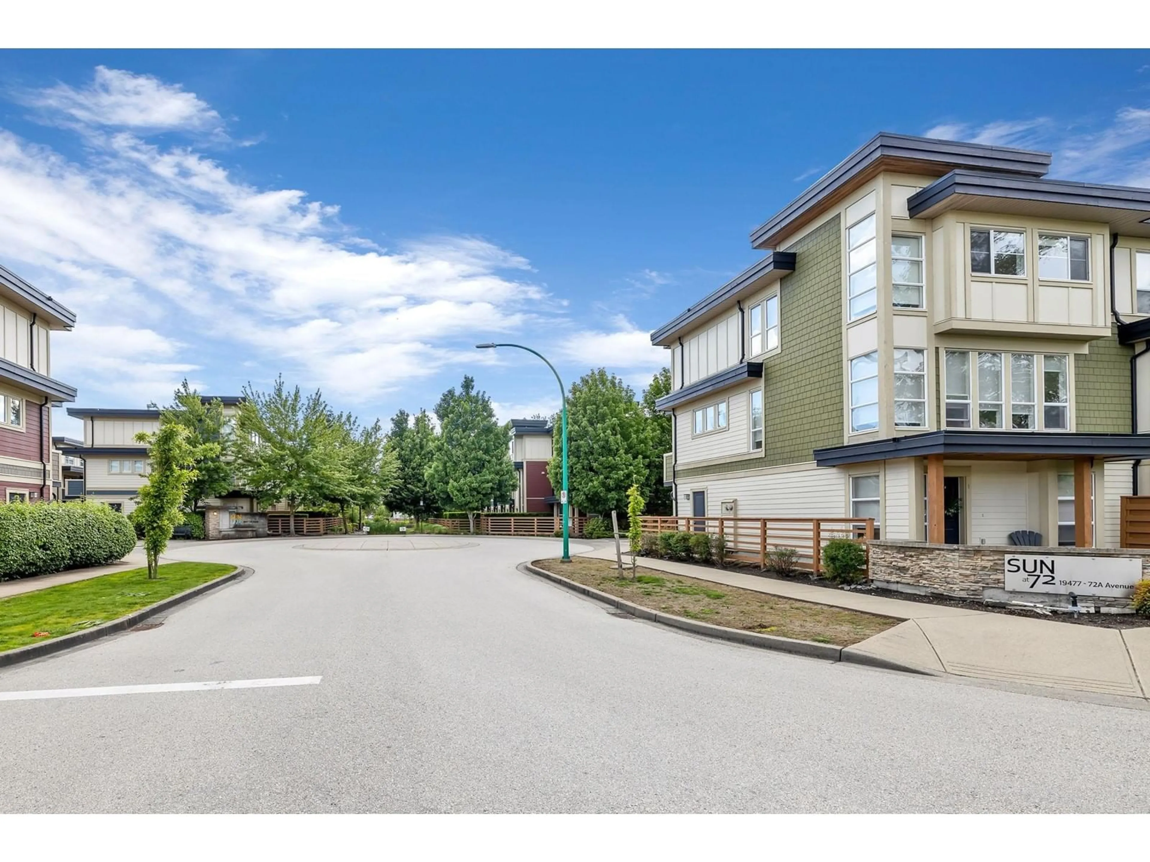 A pic from exterior of the house or condo, the street view for 66 19477 72A AVENUE, Surrey British Columbia V4N6M2